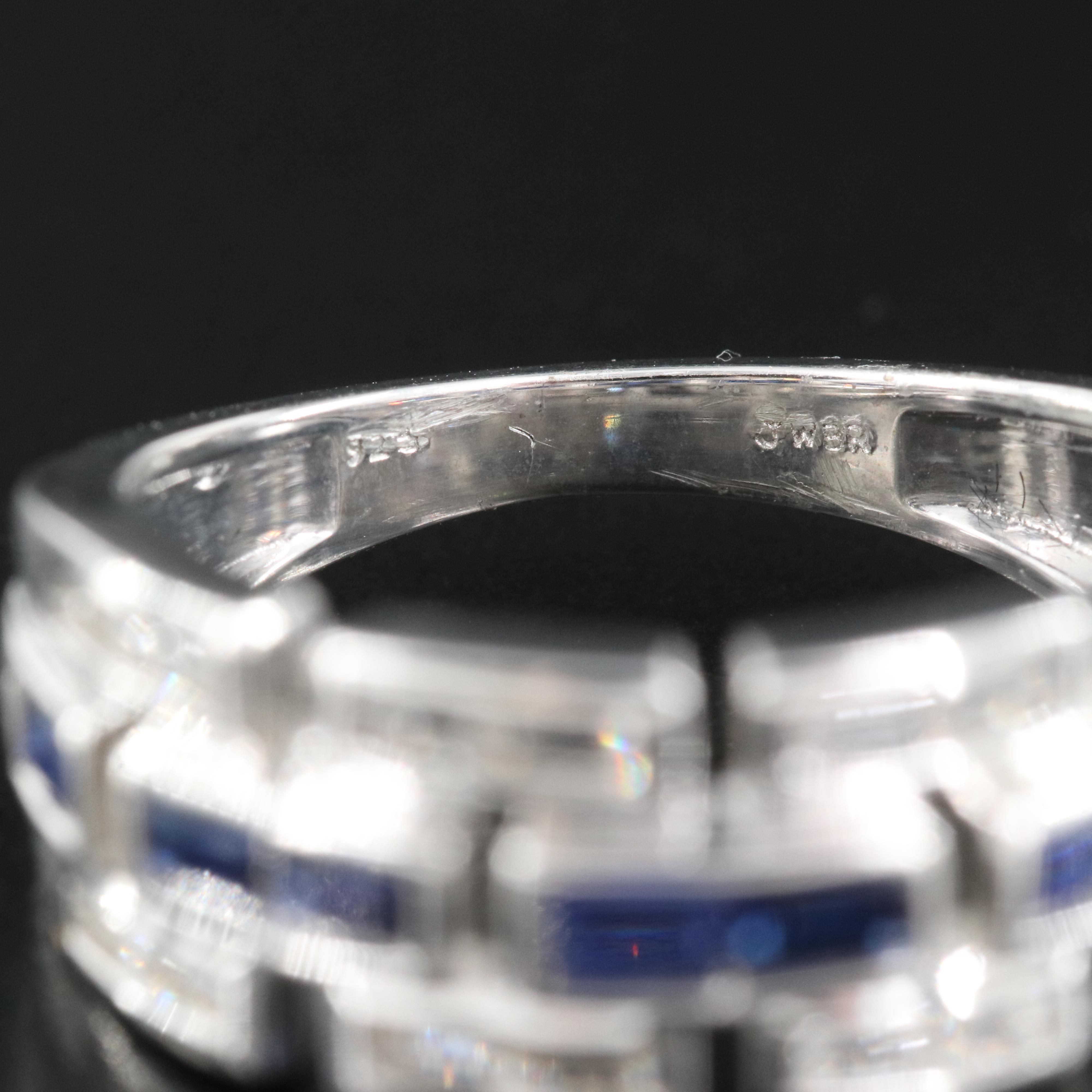 Sterling Sapphire Ring