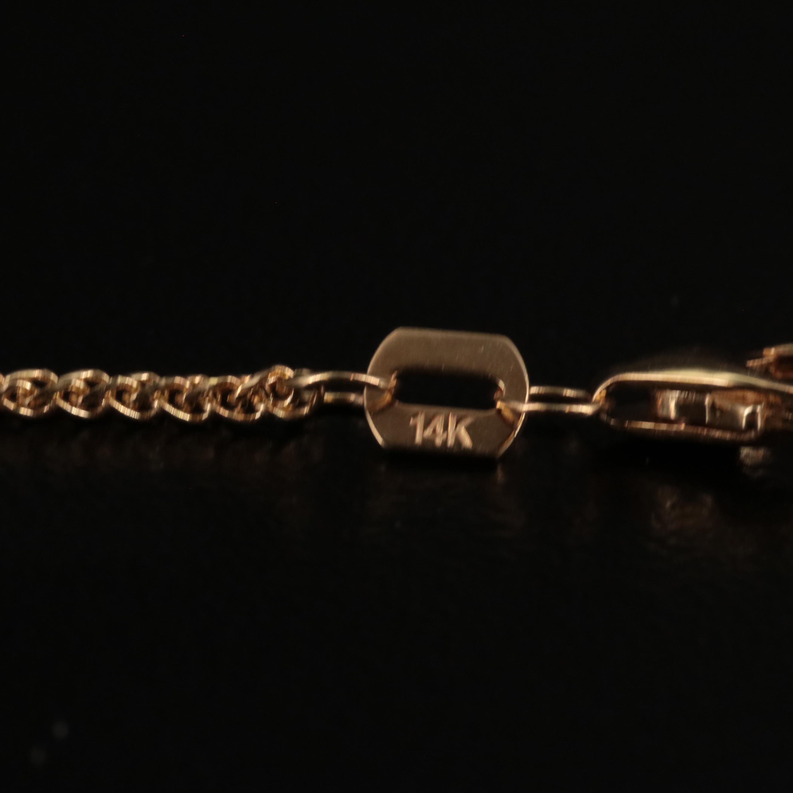 14K Sunburst Heart Bracelet