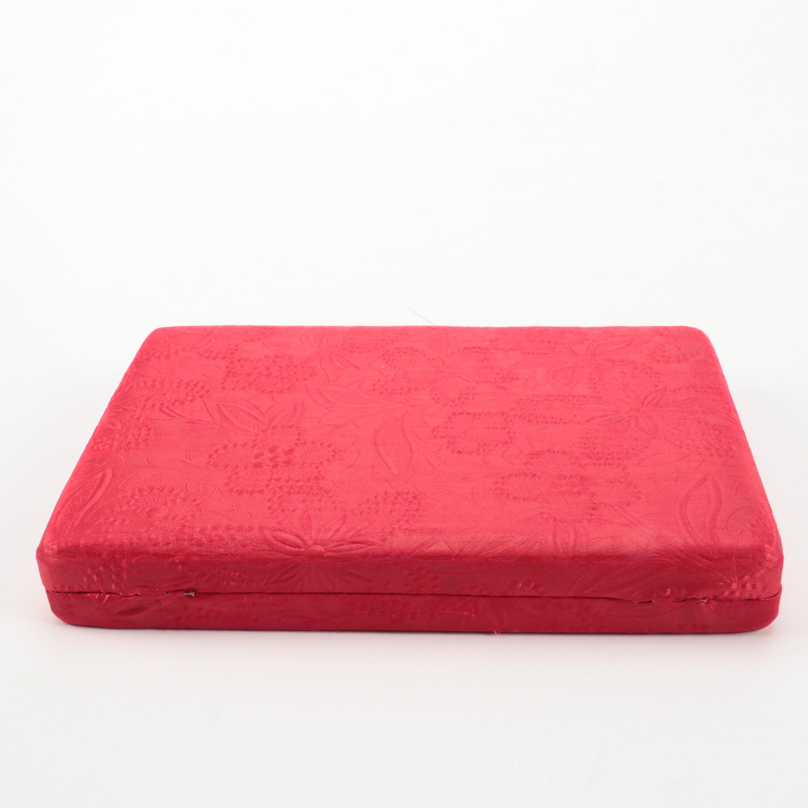 Mitterteich Blue Onion Style Platter with Cocktail Stirrers and Other Tableware