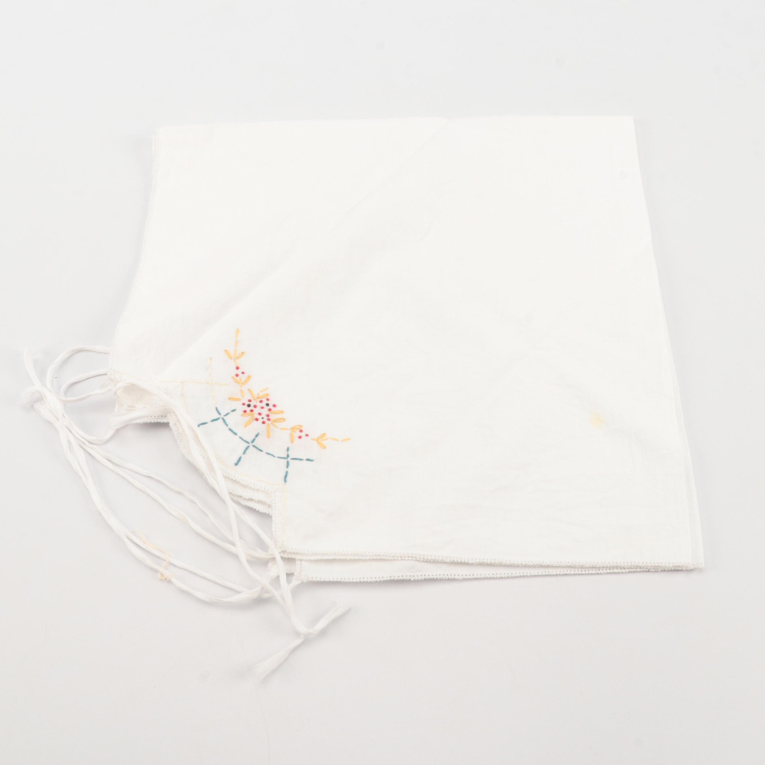 Mitterteich Blue Onion Style Platter with Cocktail Stirrers and Other Tableware