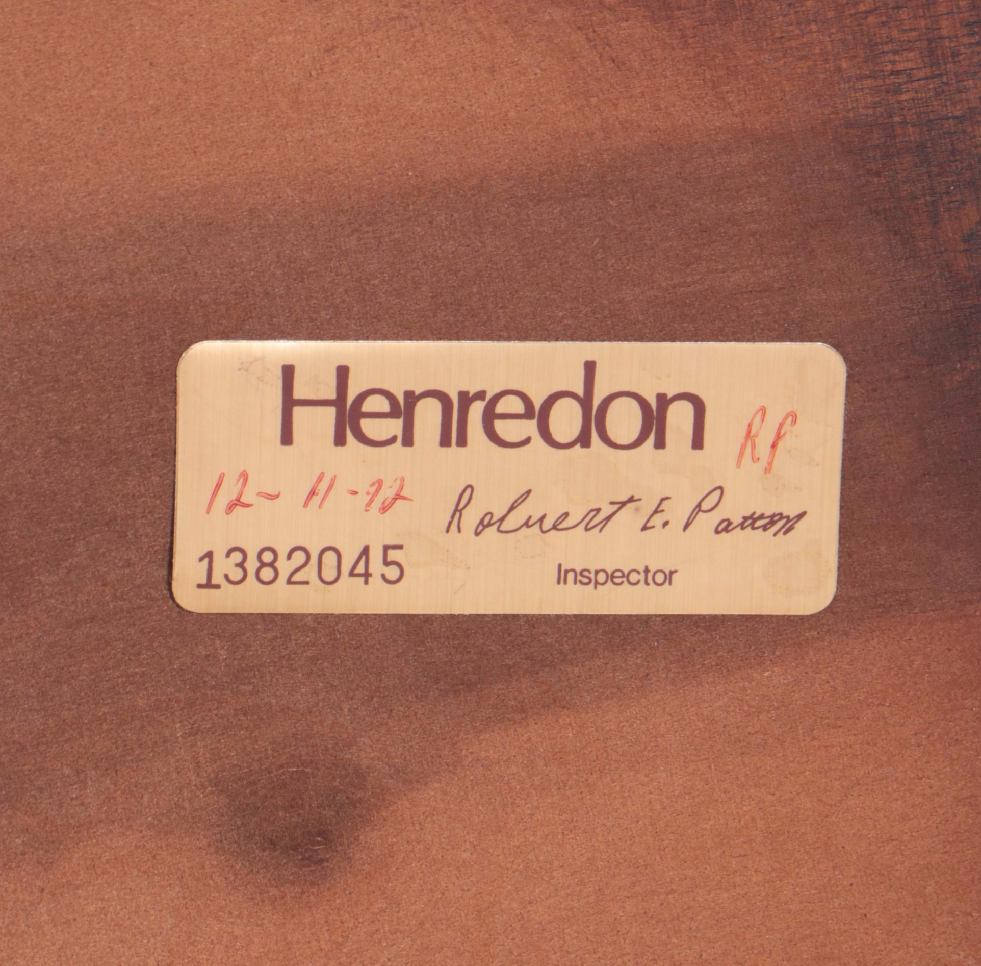 Henredon Regency Style Mahogany and Simulated Bamboo Three-Tier Side Table