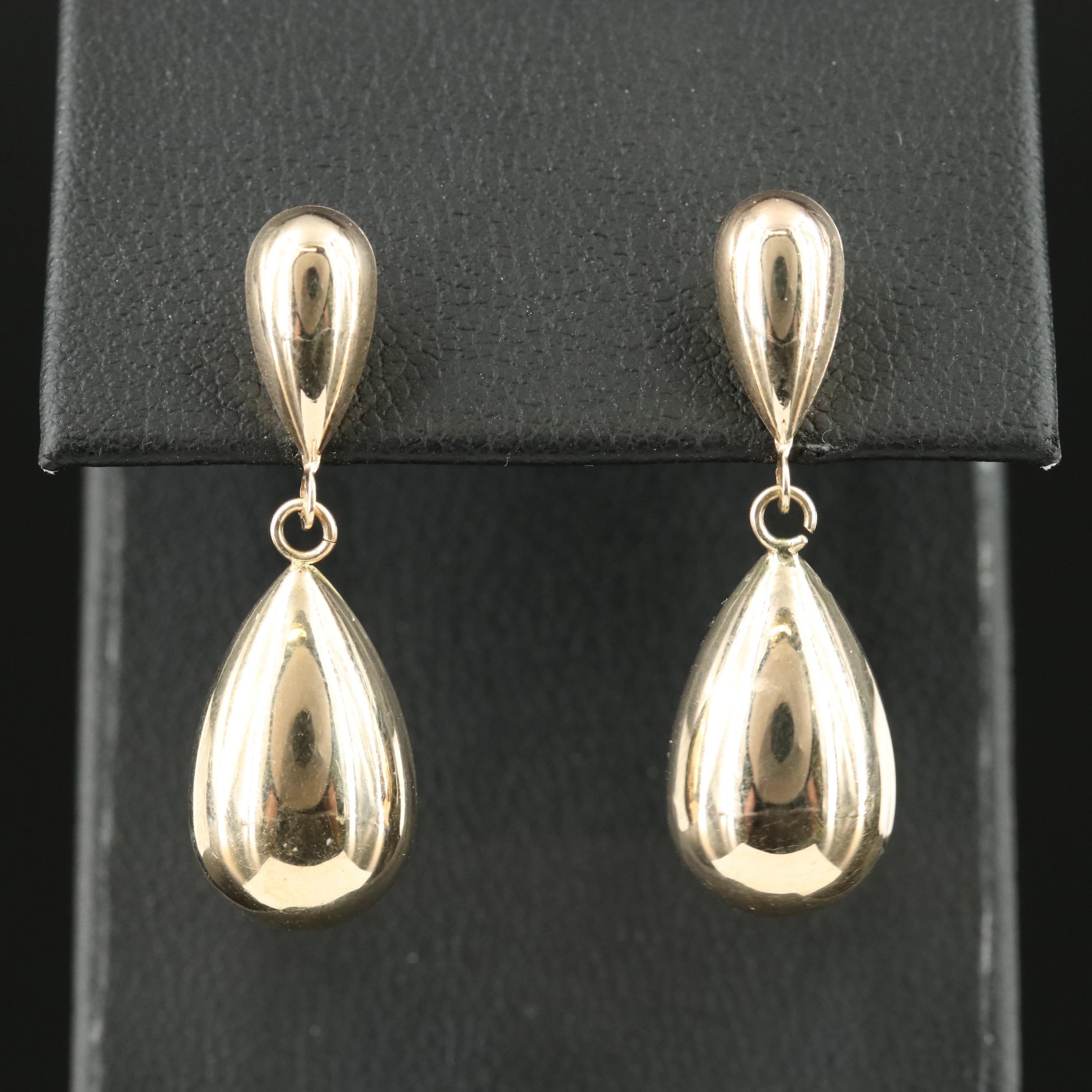 14K Pendulum Earrings