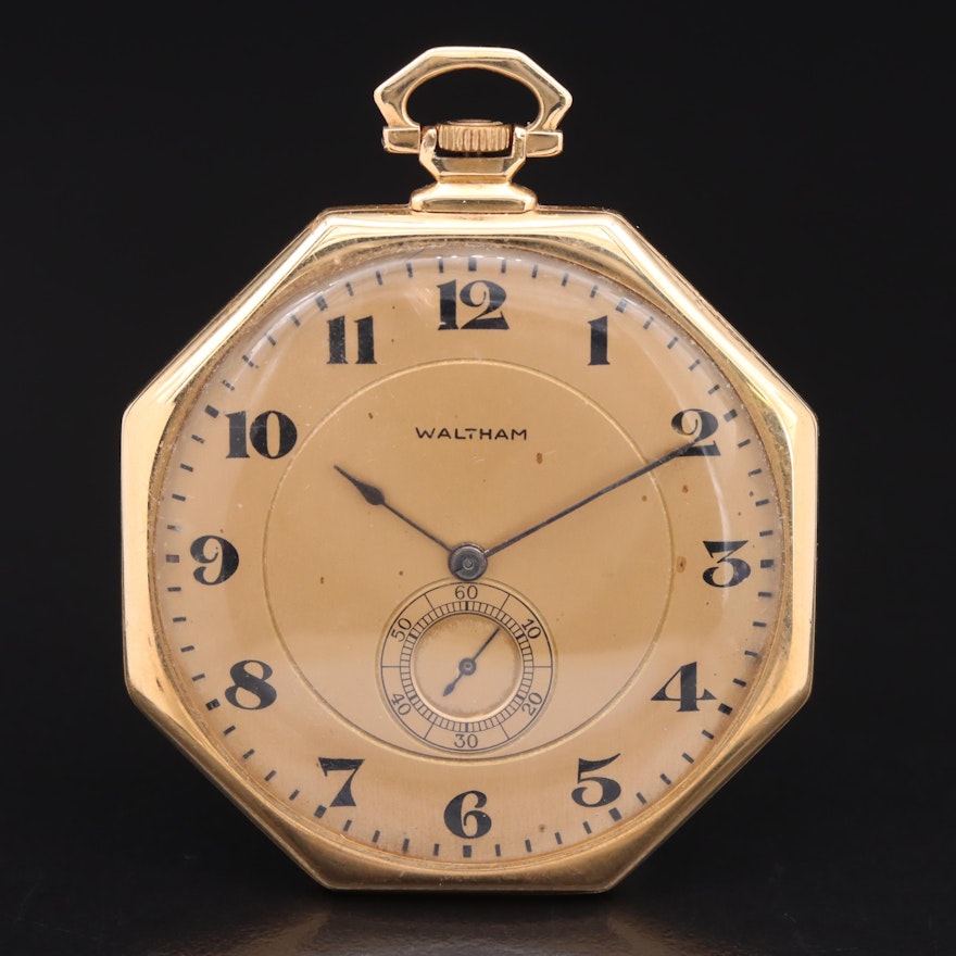 Antique 14K Waltham Pocket Watch