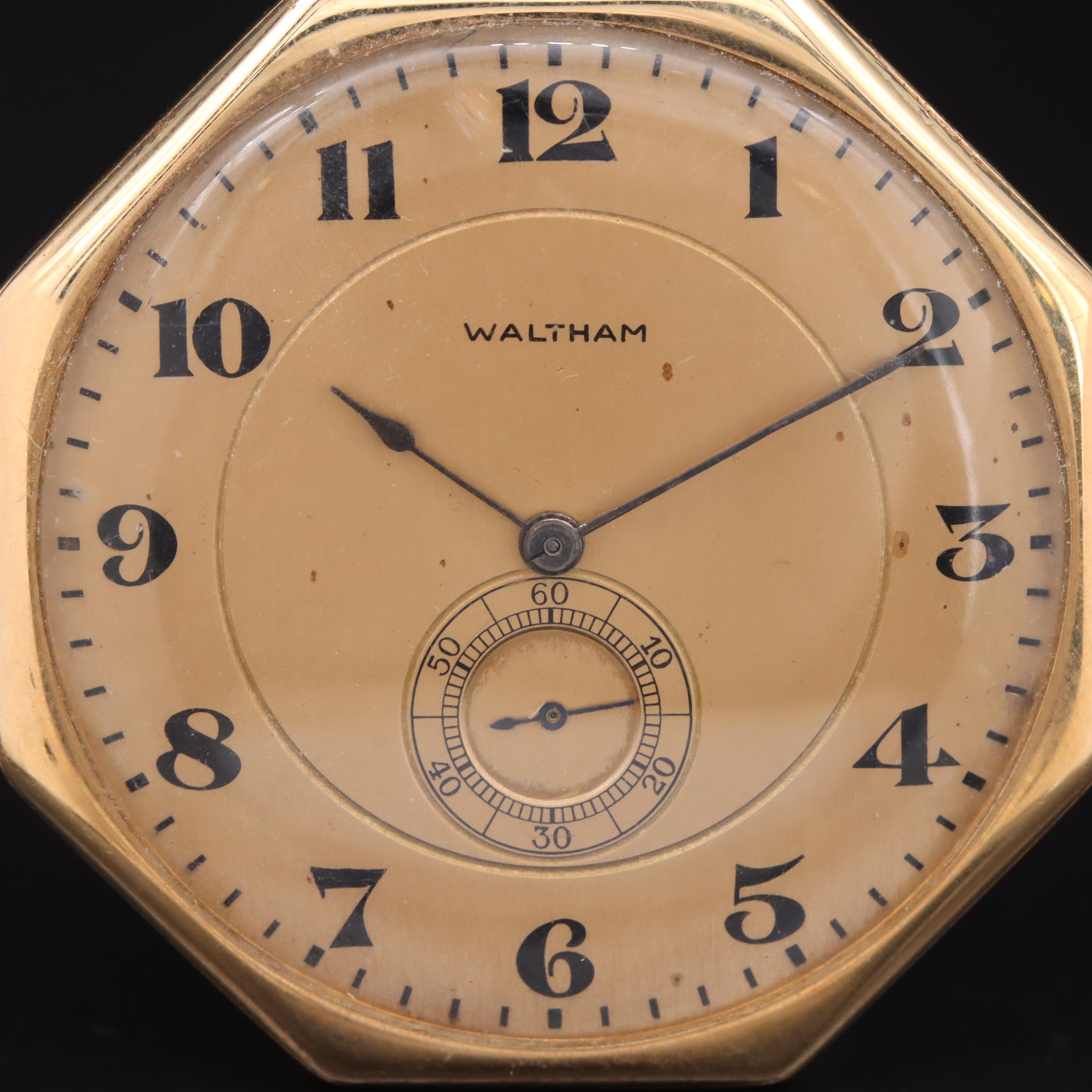 Antique 14K Waltham Pocket Watch