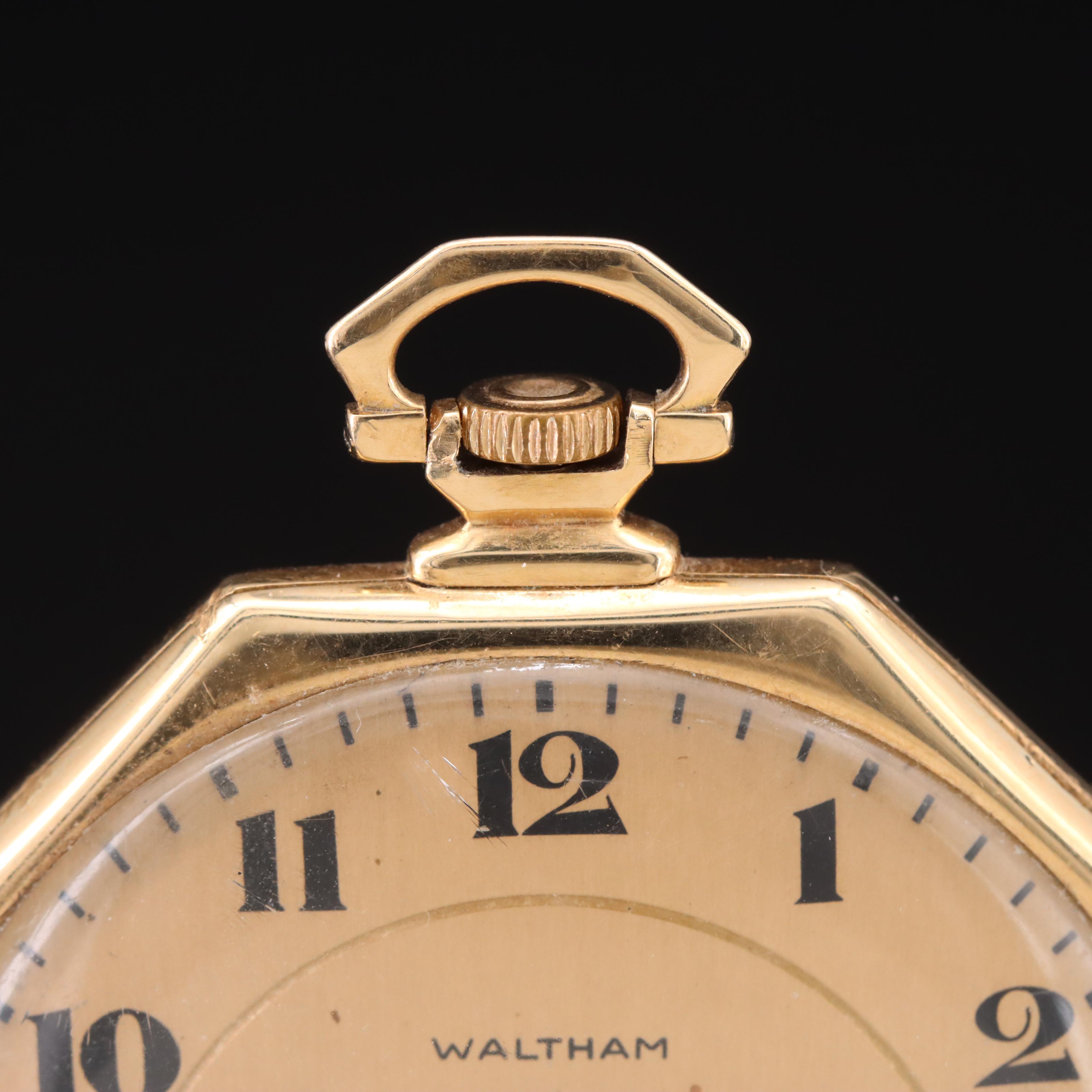 Antique 14K Waltham Pocket Watch