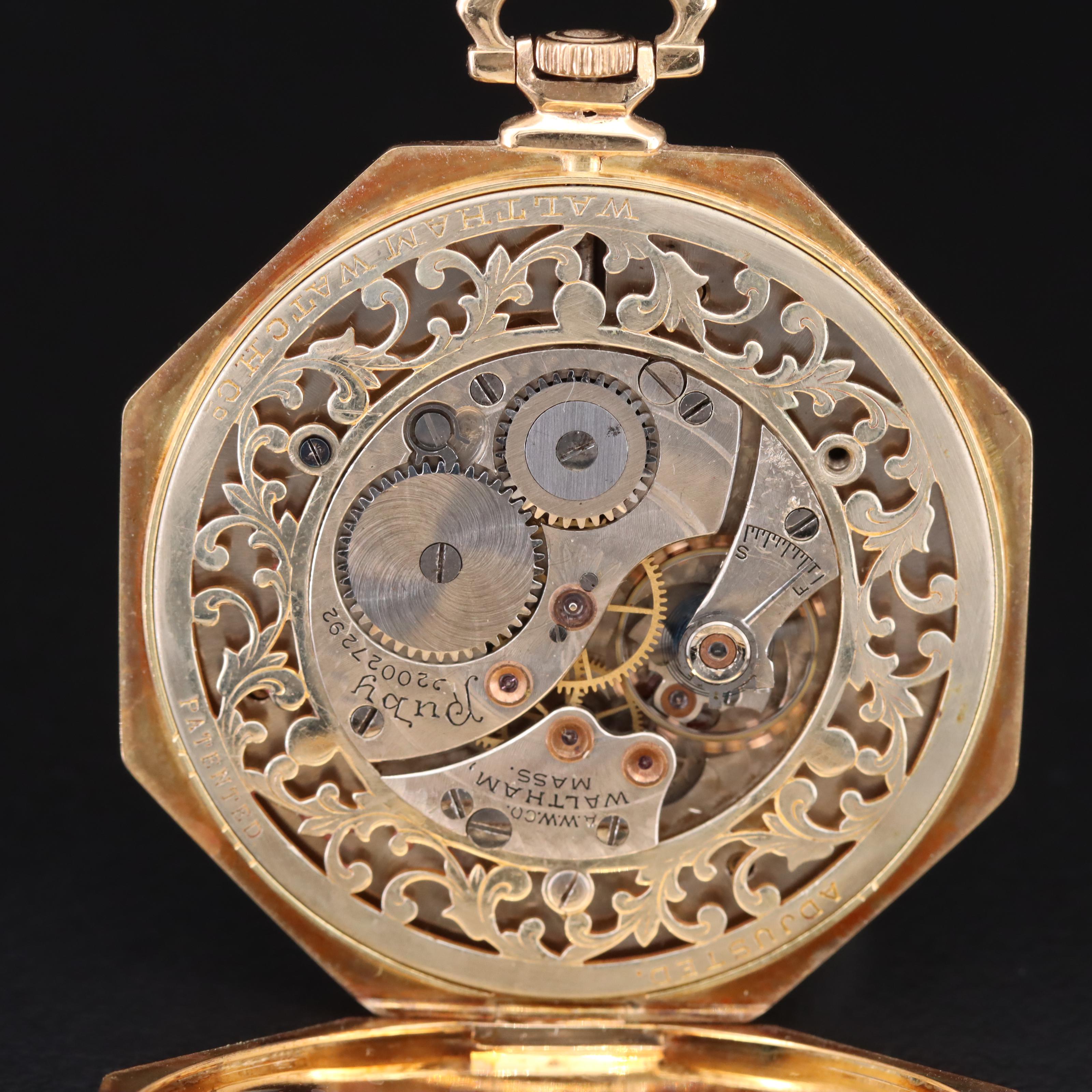 Antique 14K Waltham Pocket Watch