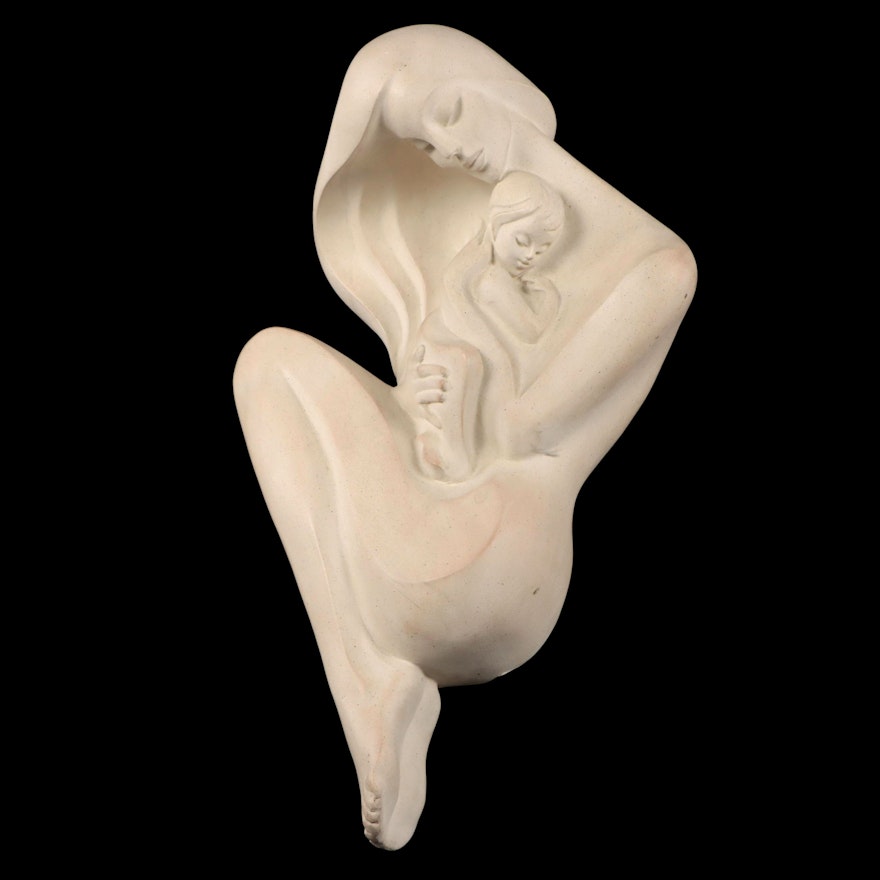 Austin Productions Woman and Baby Ceramic Sculpture