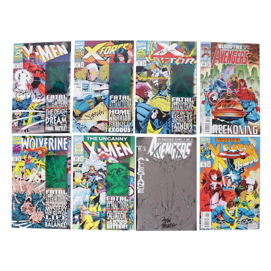 Palmer Signed Avengers, Fabian Signed X-Men, More Signed Comic Books