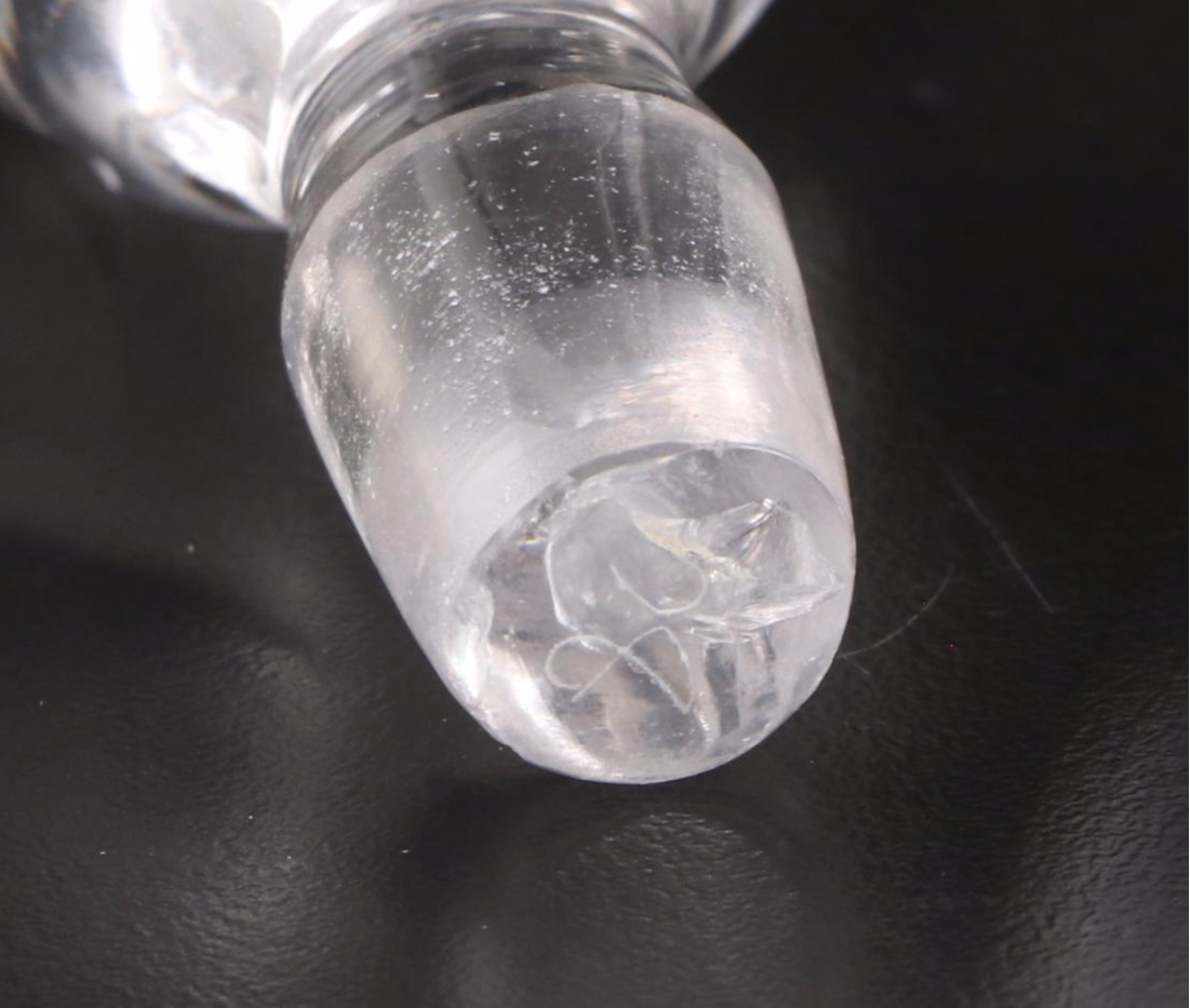 Spanish 915 Silver Lid Glass Jar and Silver Rimmed Decanters