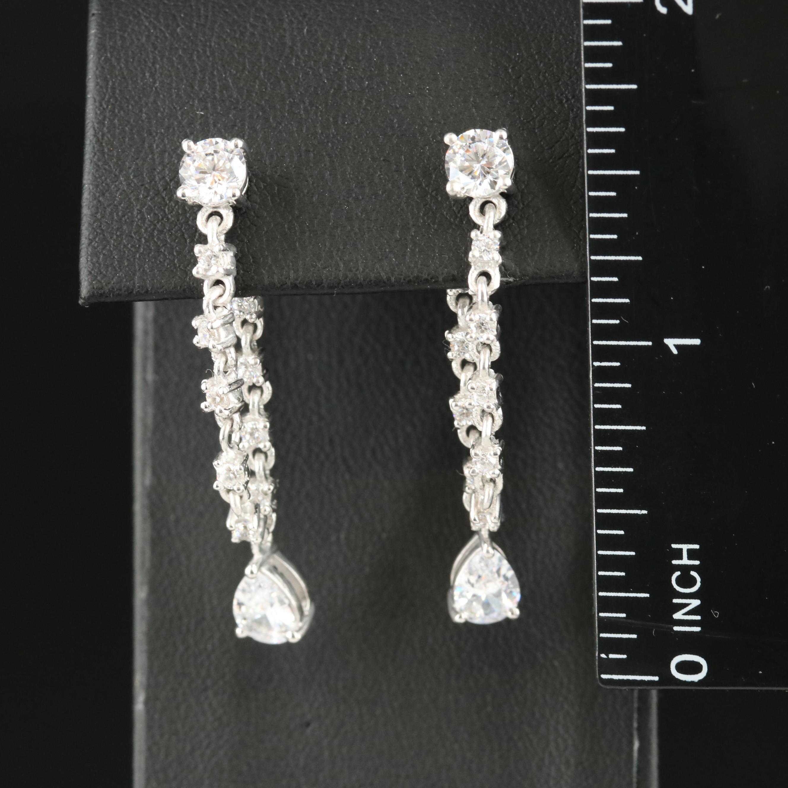 Sterling Cubic Zirconia Earrings