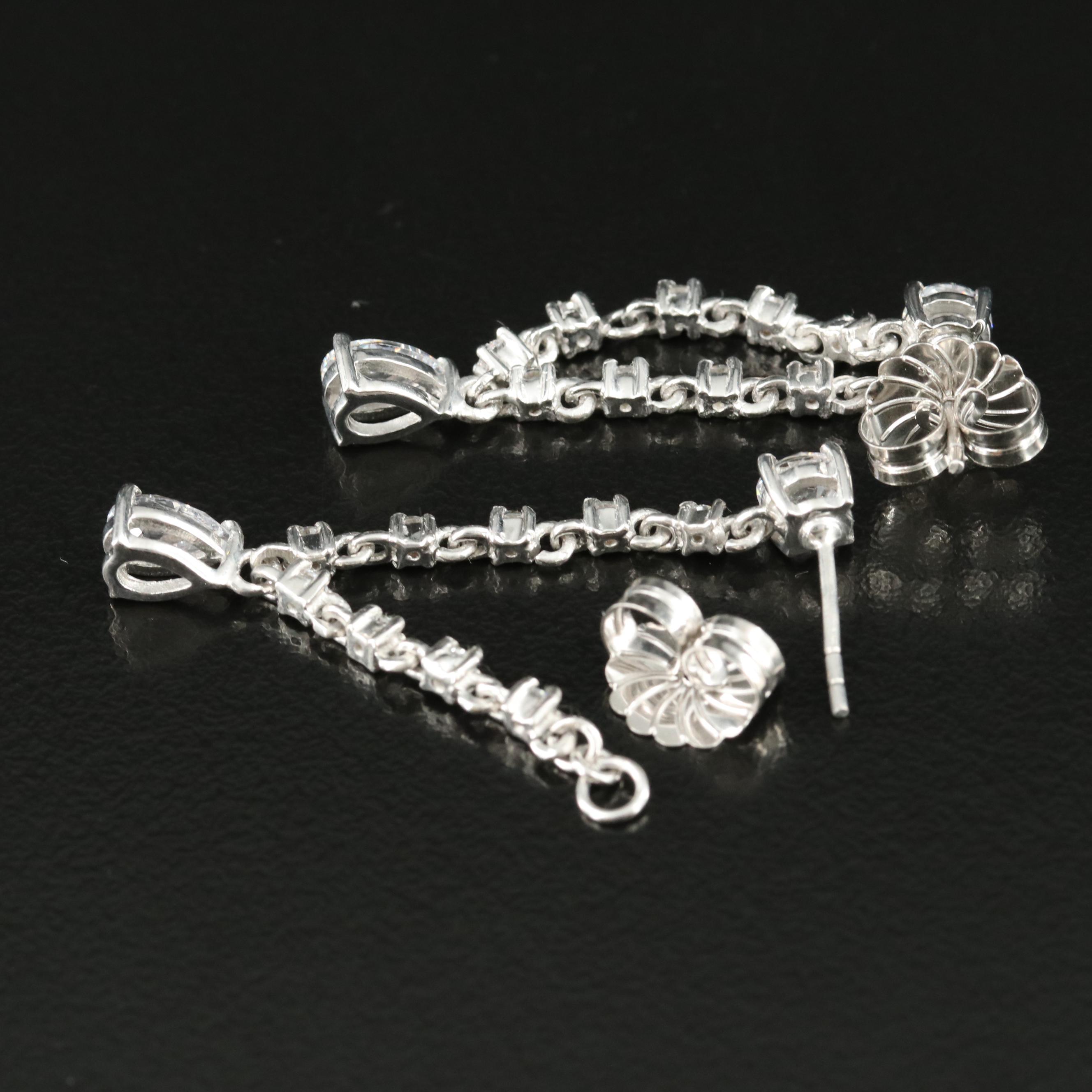 Sterling Cubic Zirconia Earrings