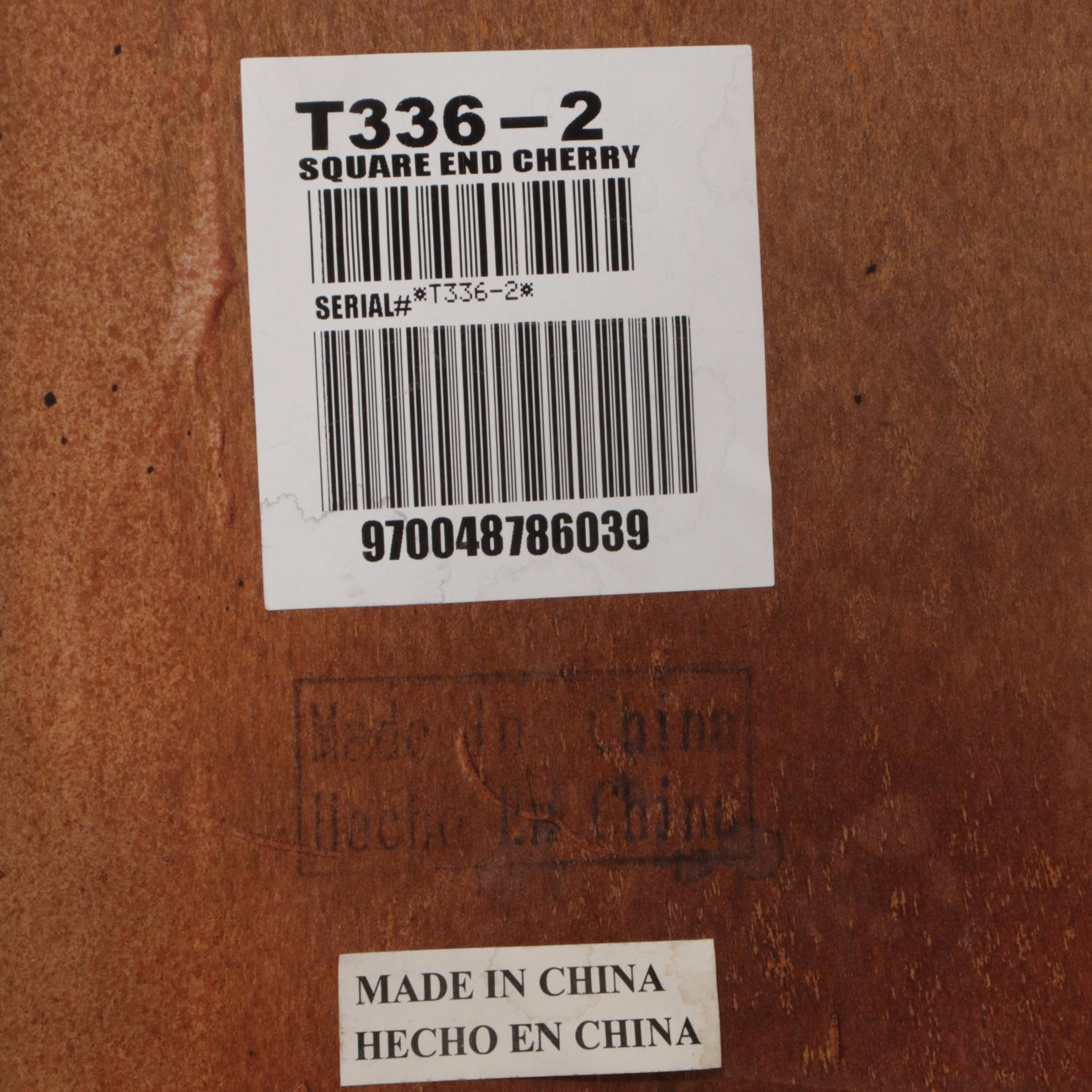 Baroque Style Cherrywood Finish Side Table