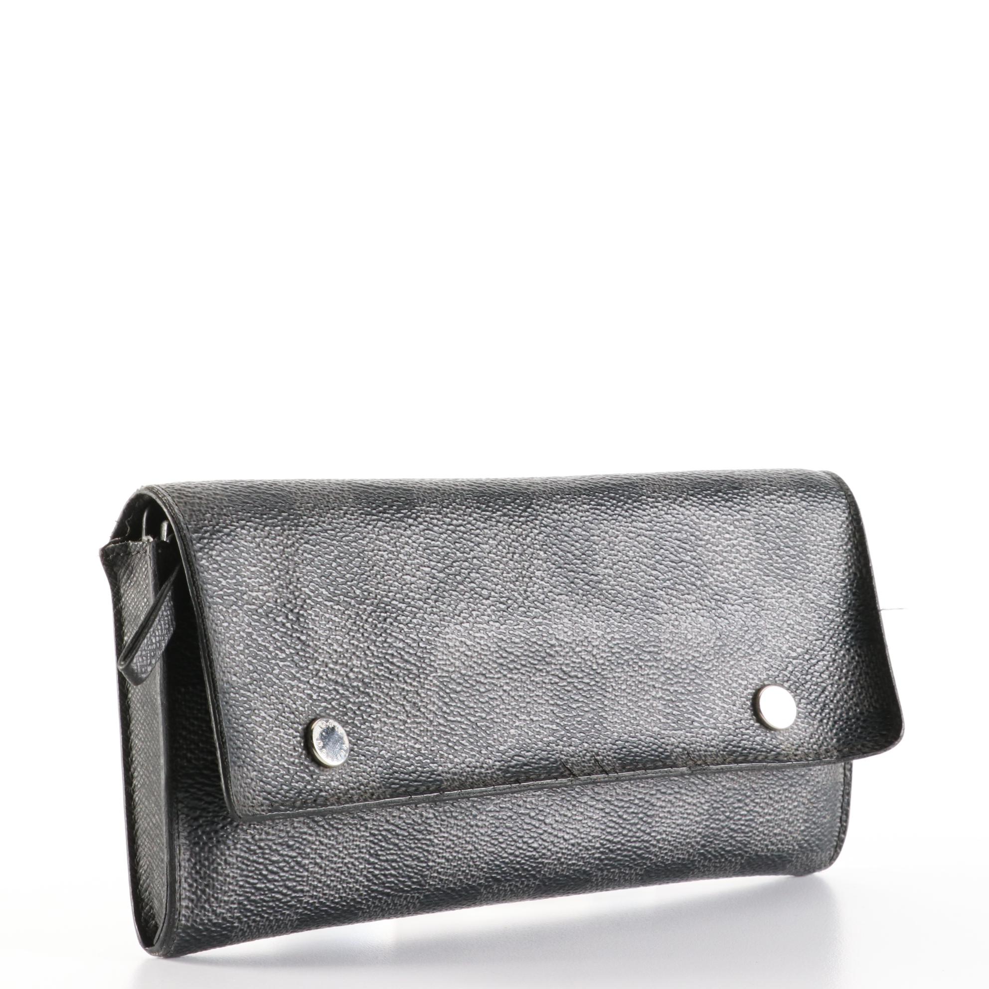 Louis Vuitton Long Modulable Wallet in Damier Graphite Canvas