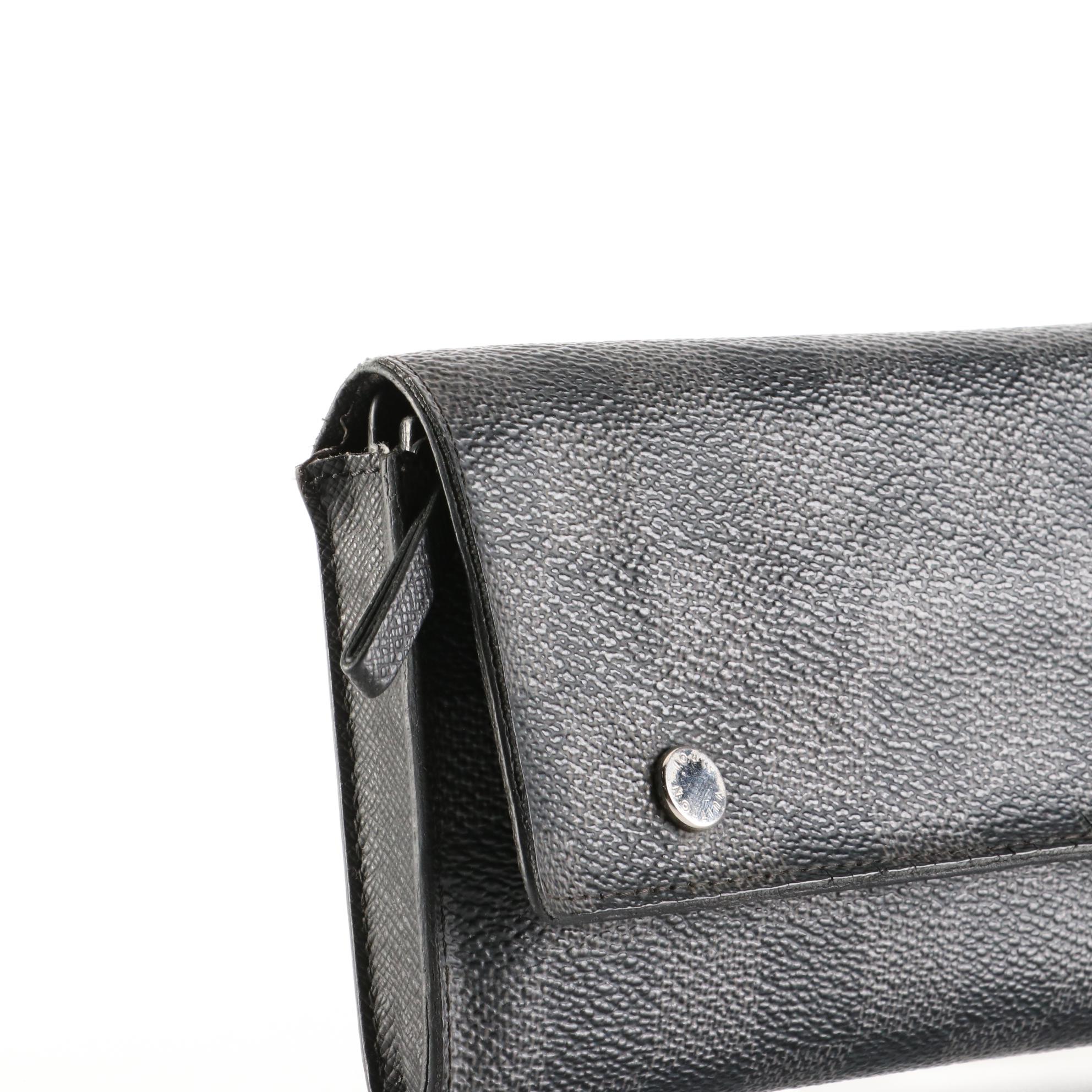 Louis Vuitton Long Modulable Wallet in Damier Graphite Canvas