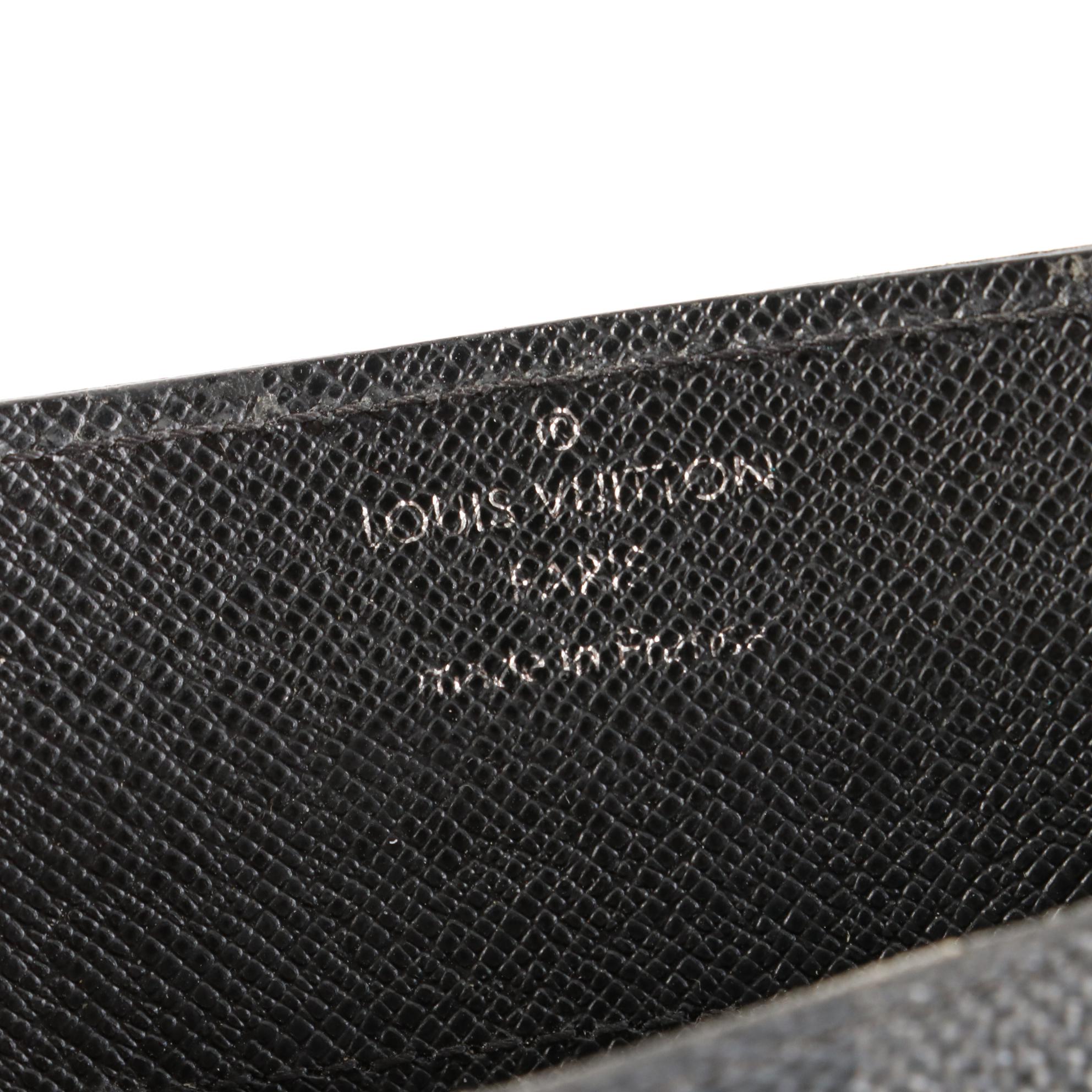 Louis Vuitton Long Modulable Wallet in Damier Graphite Canvas