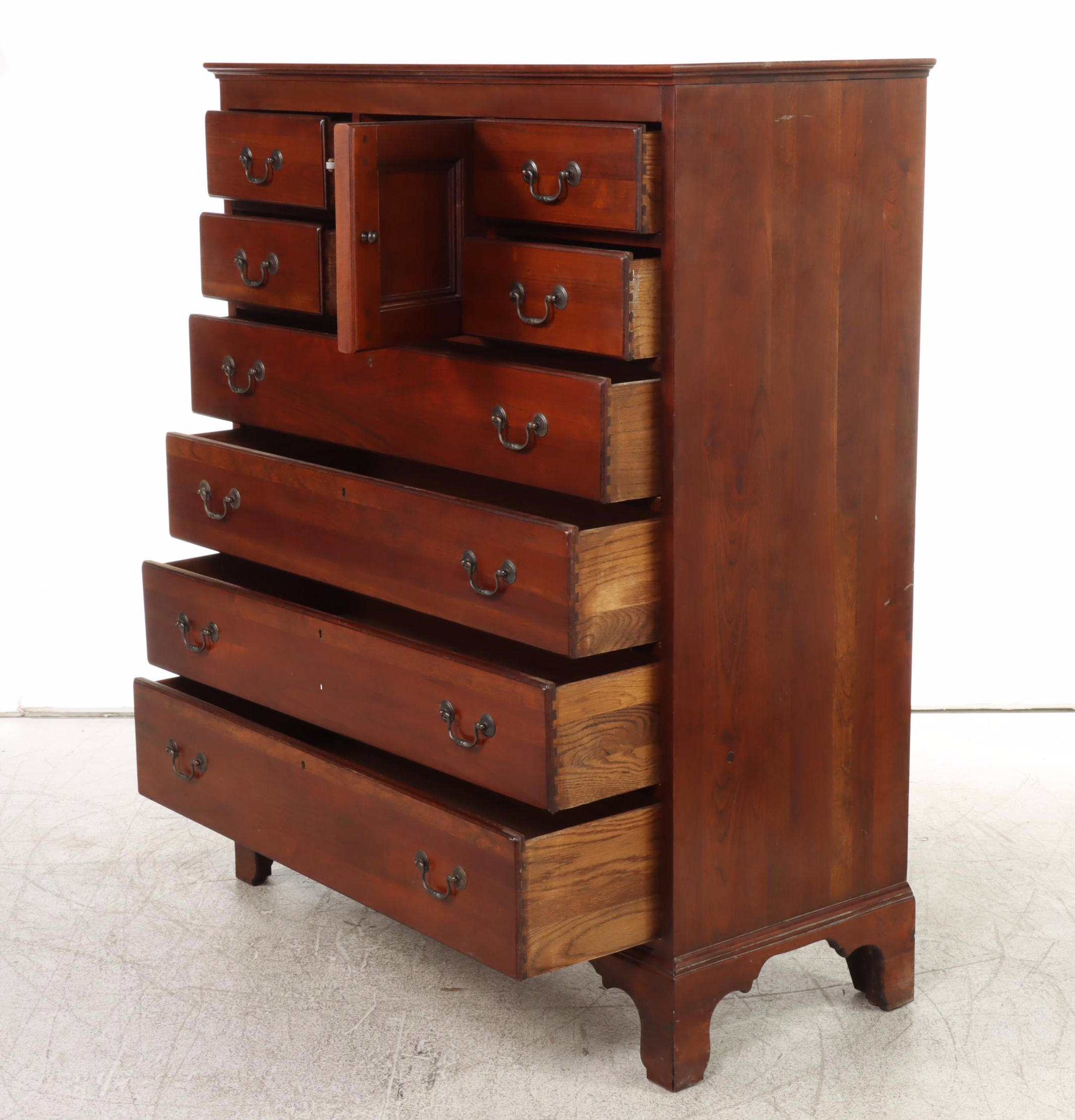 Bob Timberlake for Lexington Chippendale Style Cherrywood Eight-Drawer Chest