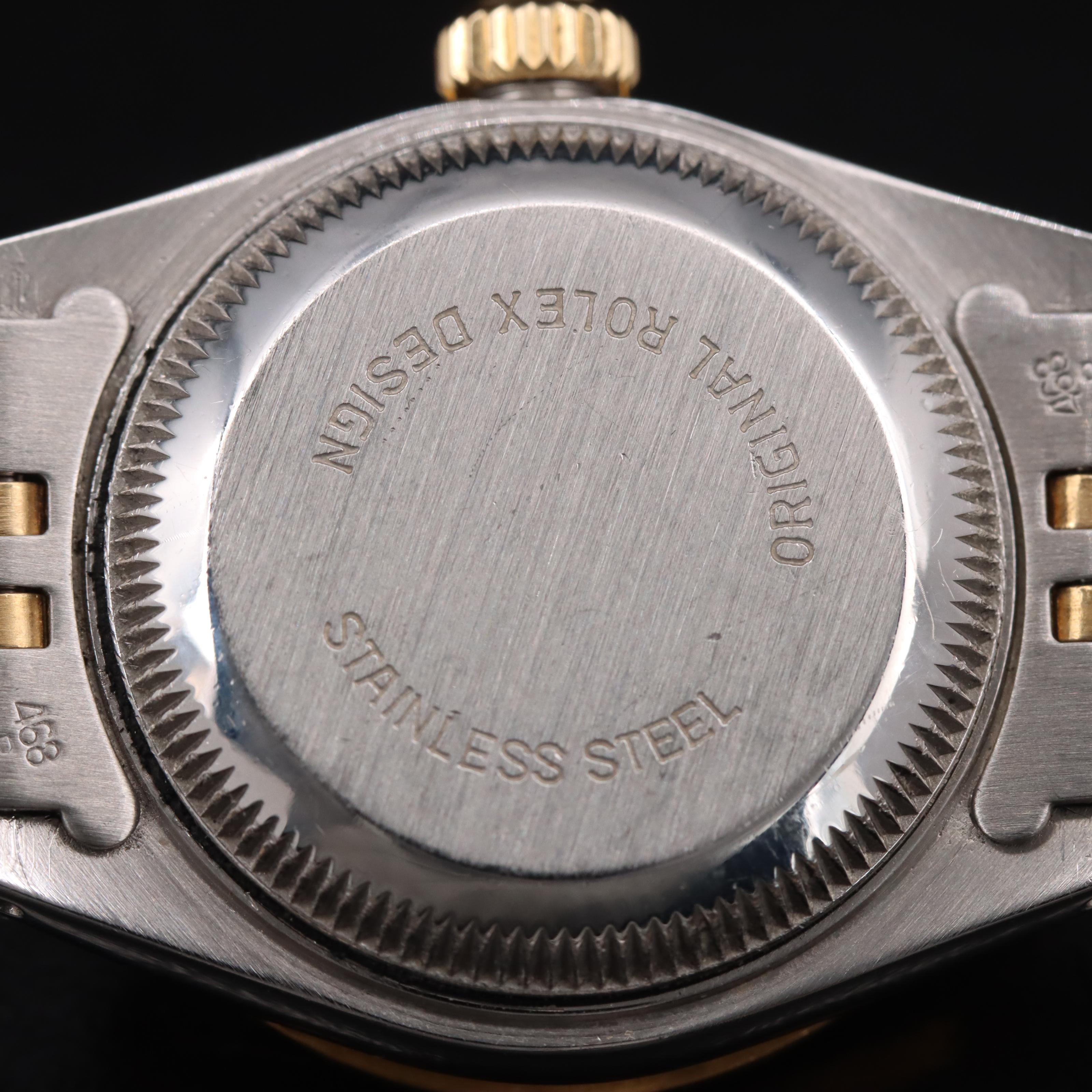 1986 Rolex Custom Diamond Dial and Bezel Datejust Watch