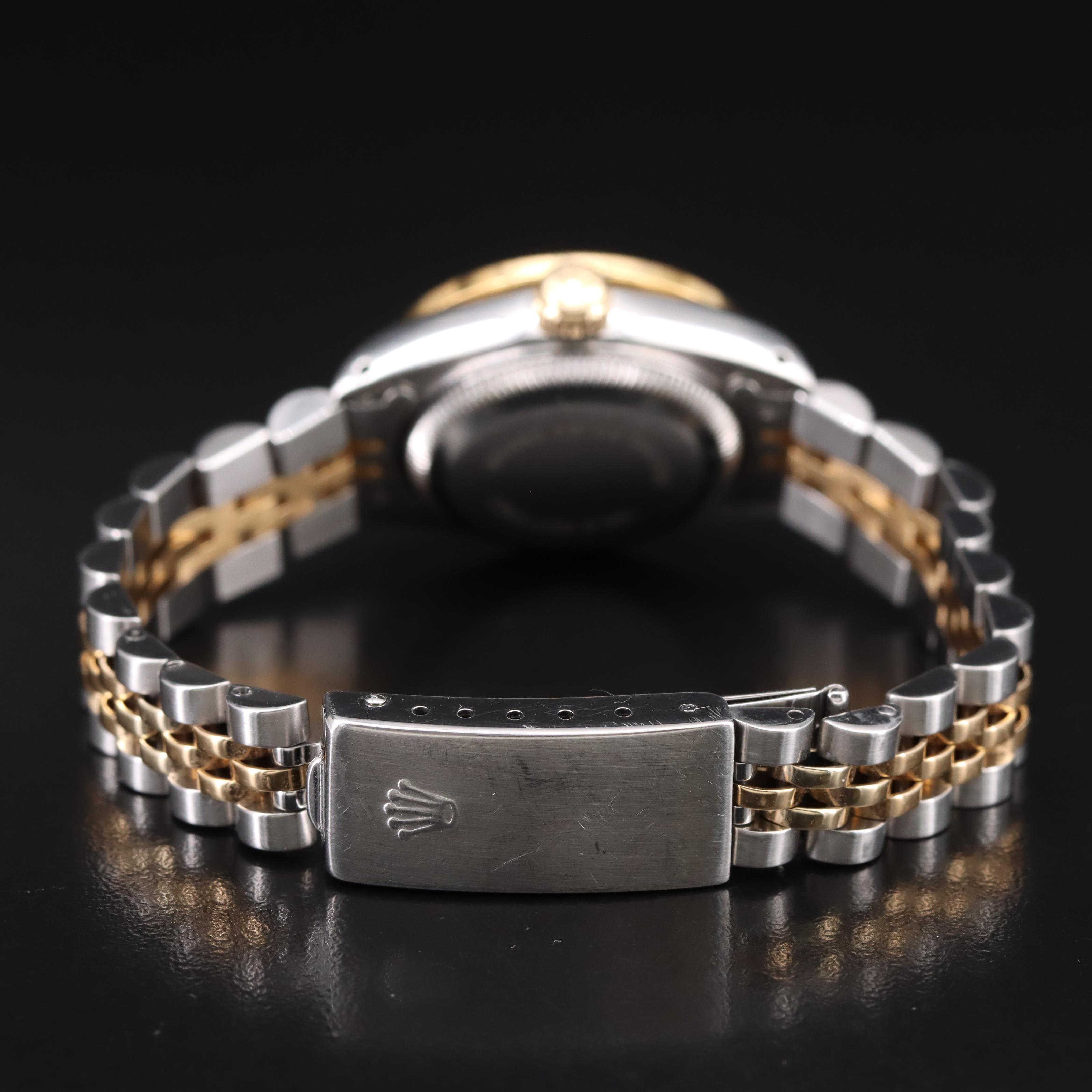 1986 Rolex Custom Diamond Dial and Bezel Datejust Watch