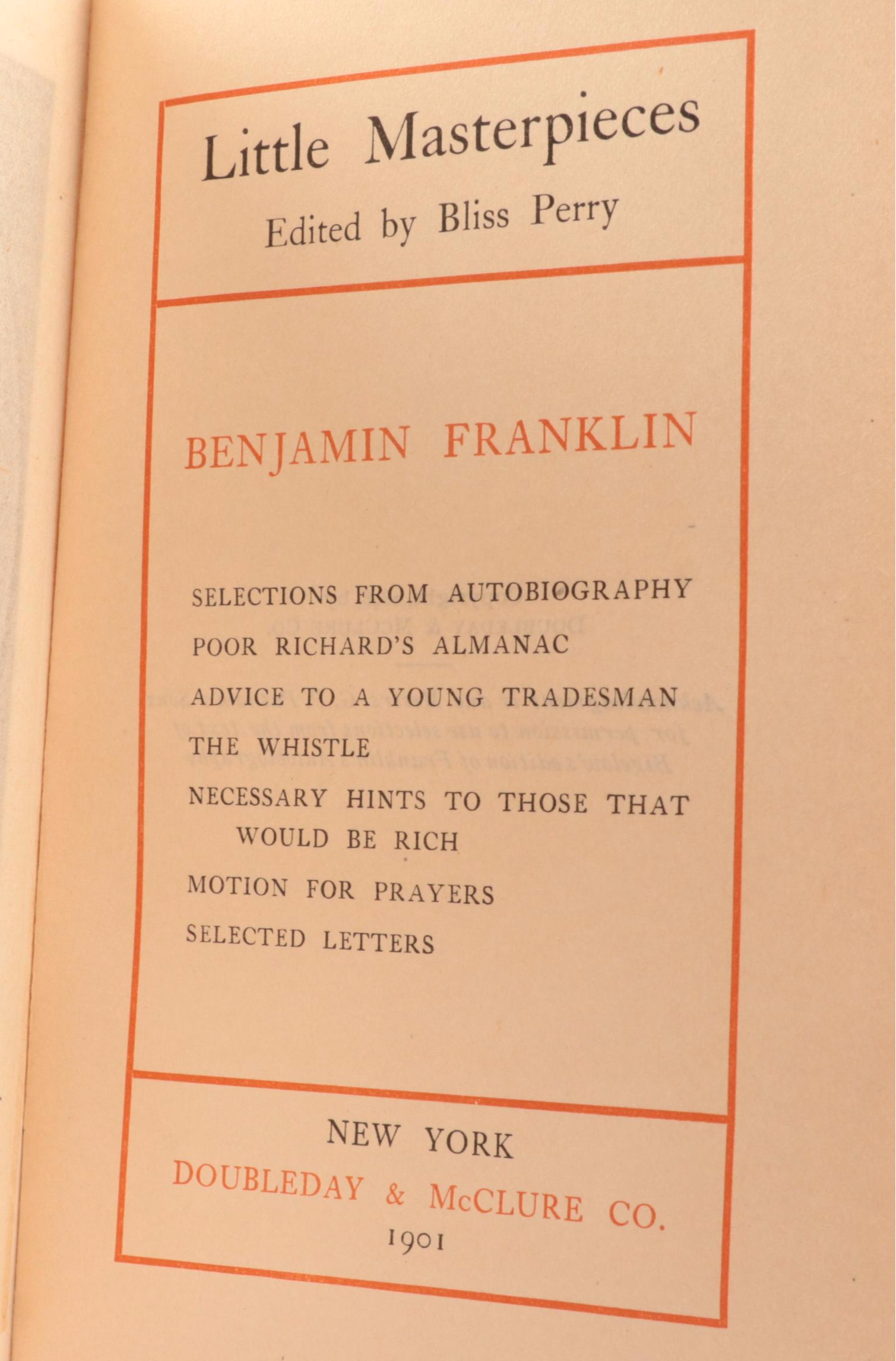 "Little Masterpieces" Partial Set Edited by Bliss Perry, Early 20th Century