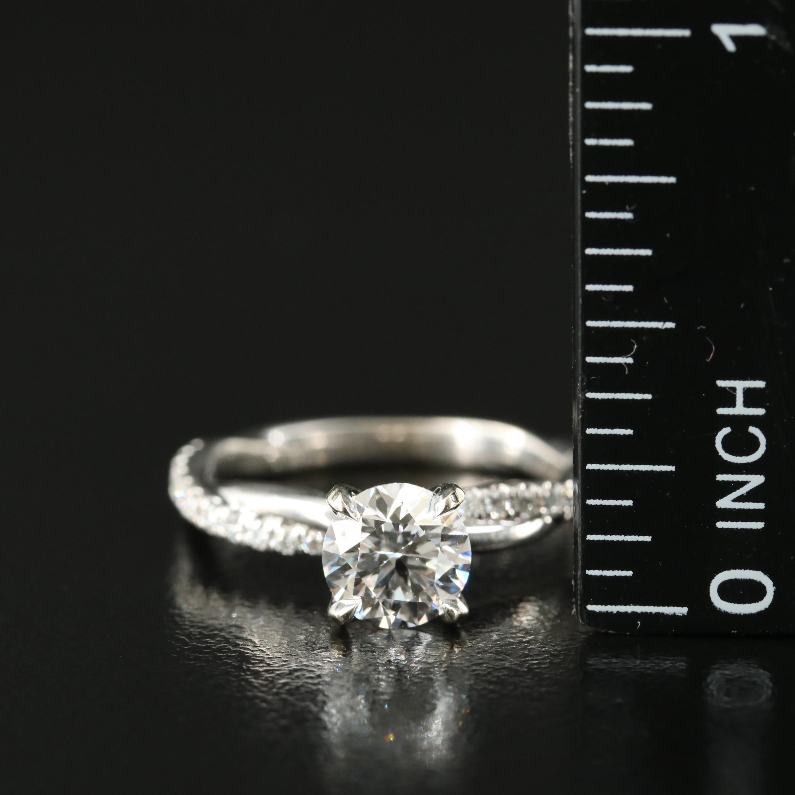 14K 1.19 CTW Lab Grown Diamond Ring with IGI Report