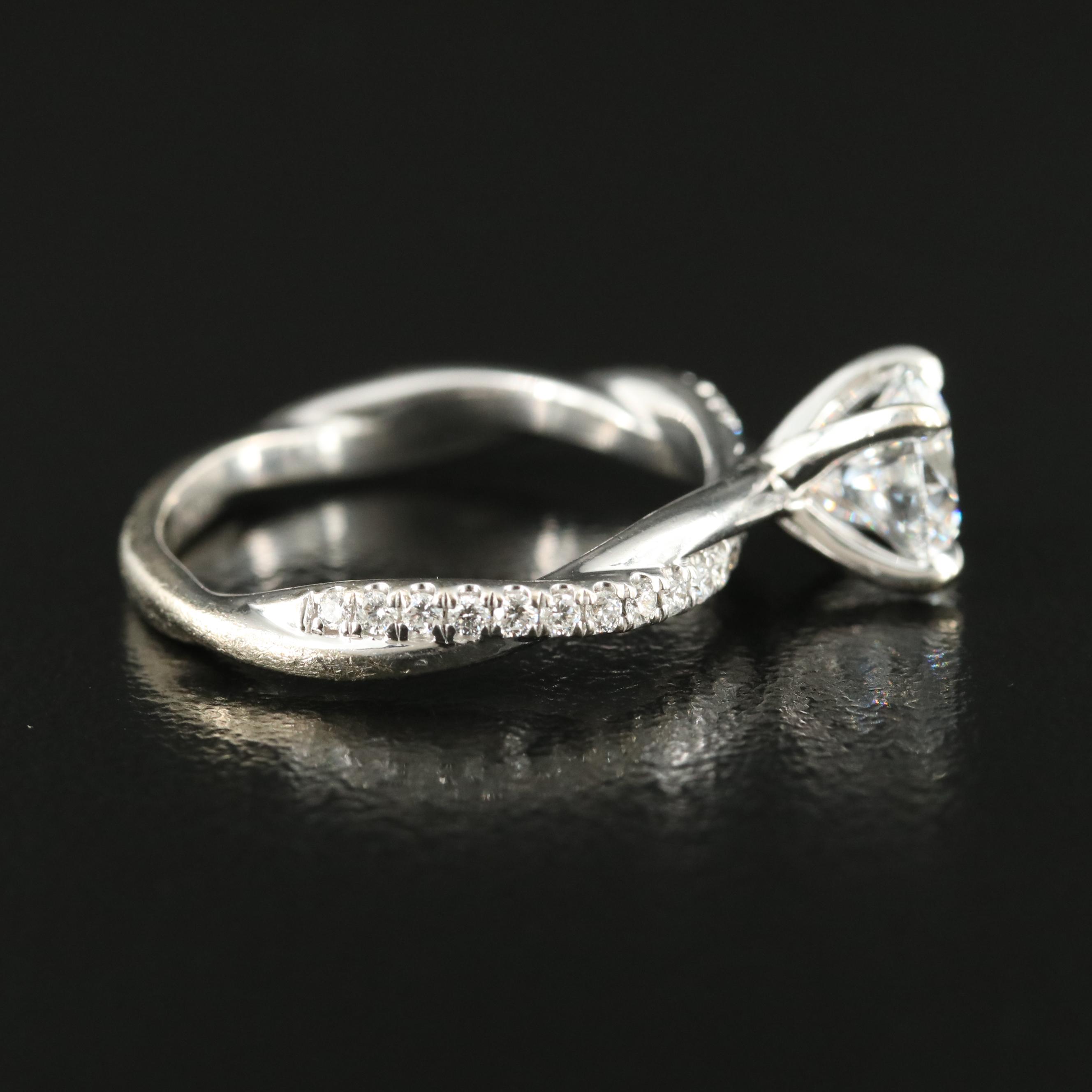 14K 1.19 CTW Lab Grown Diamond Ring with IGI Report