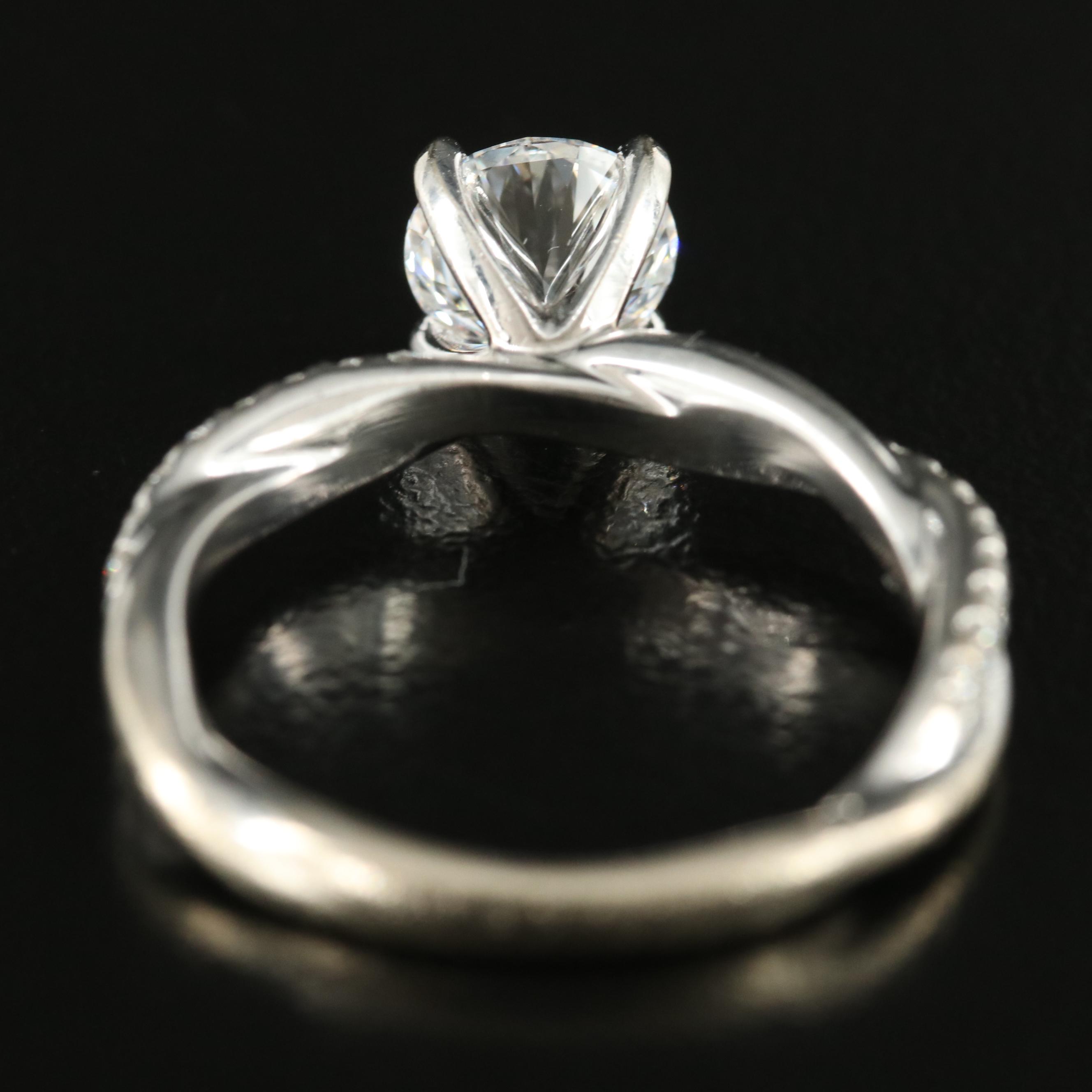 14K 1.19 CTW Lab Grown Diamond Ring with IGI Report