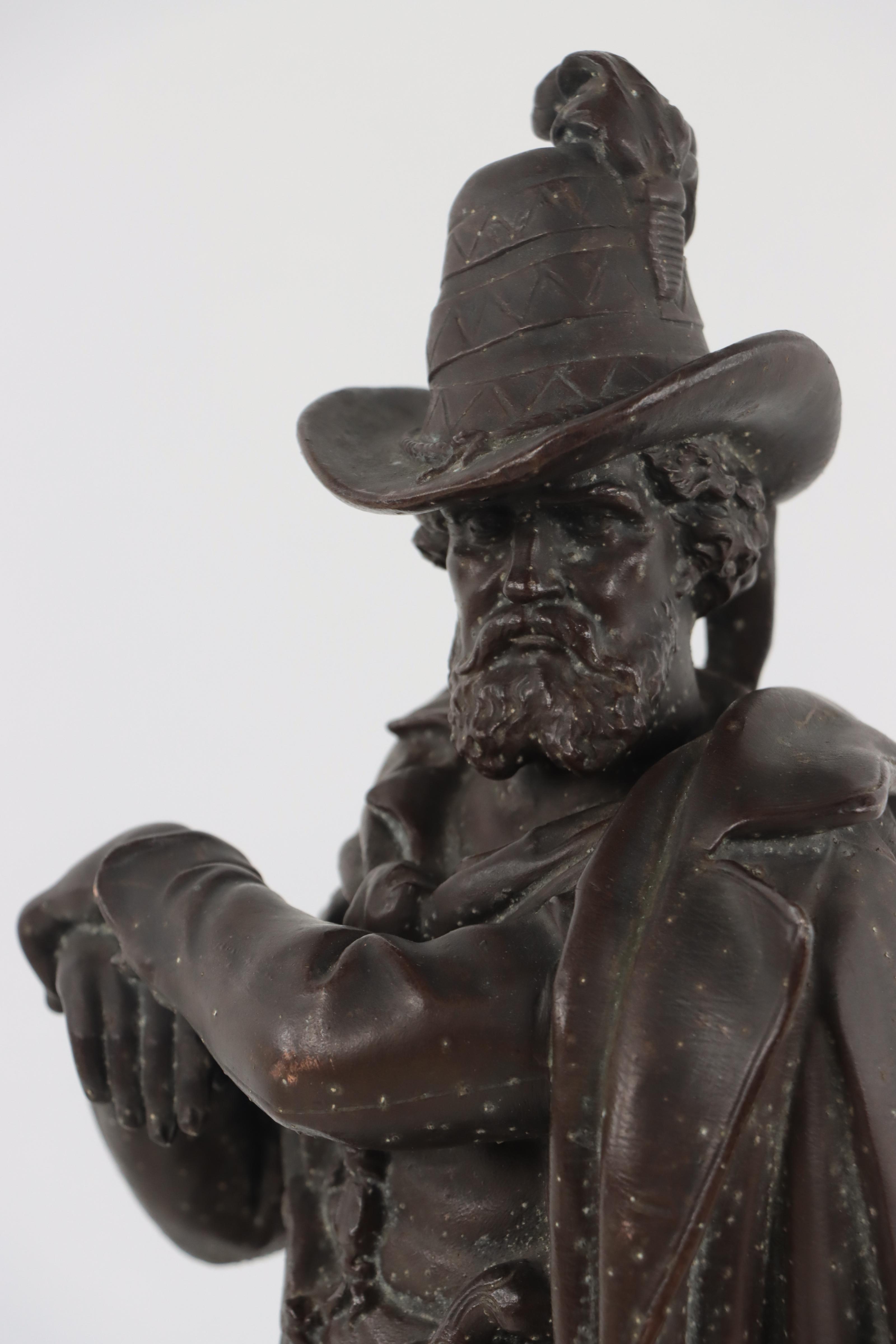 Spelter Sculptures of European Explorers