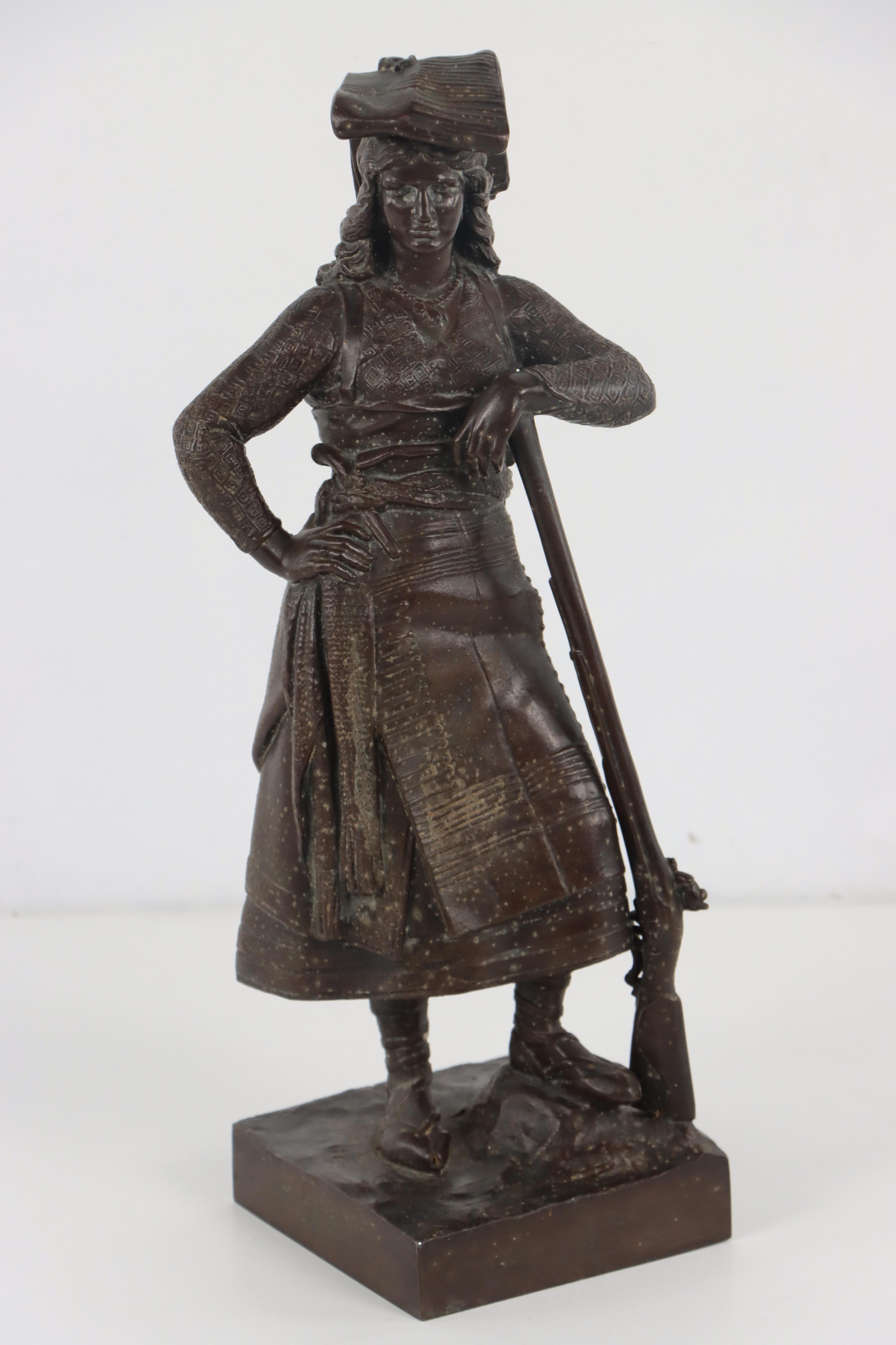 Spelter Sculptures of European Explorers