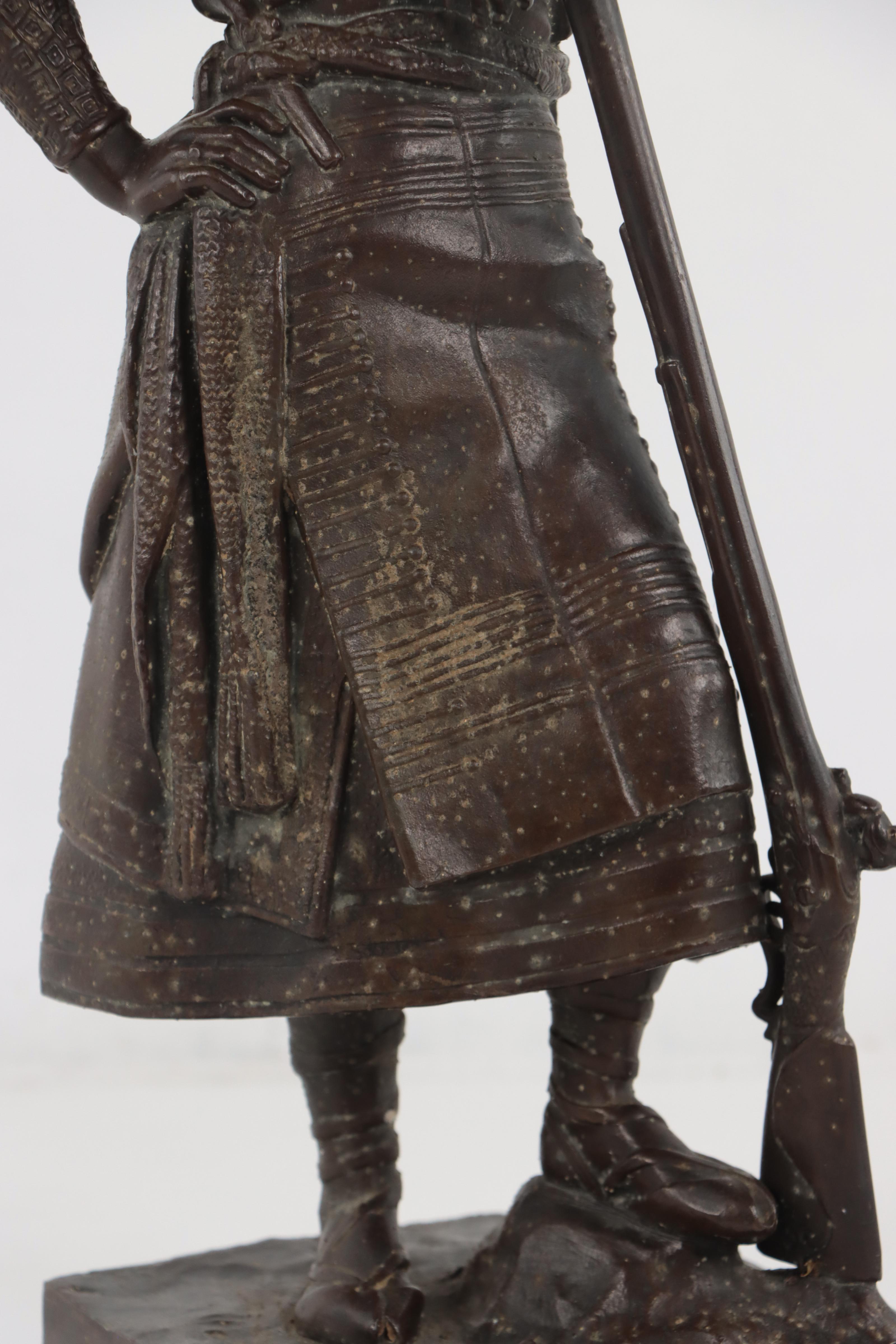 Spelter Sculptures of European Explorers