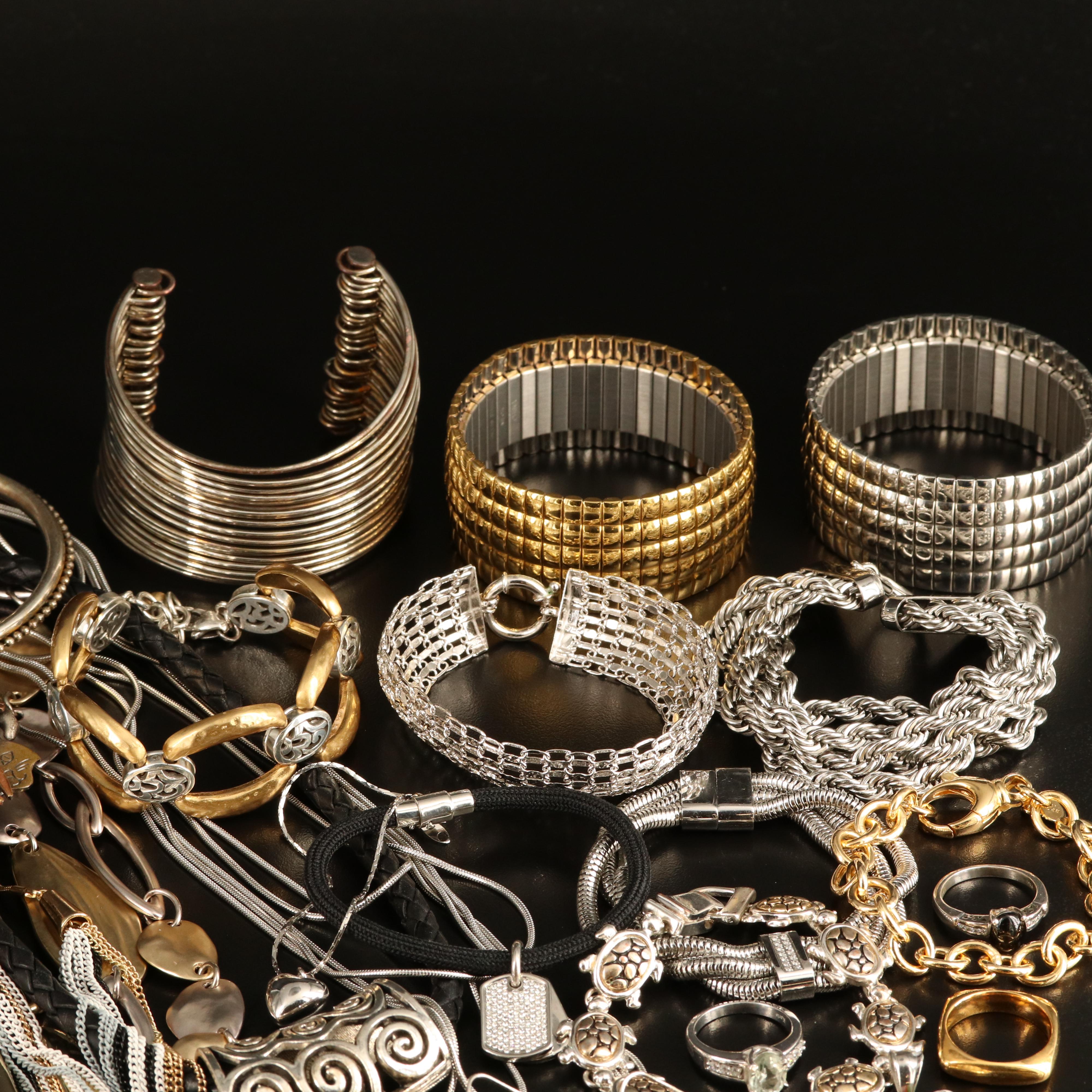 Star Diopside, Rhinestones and Sterling Featured in Jewelry Collection