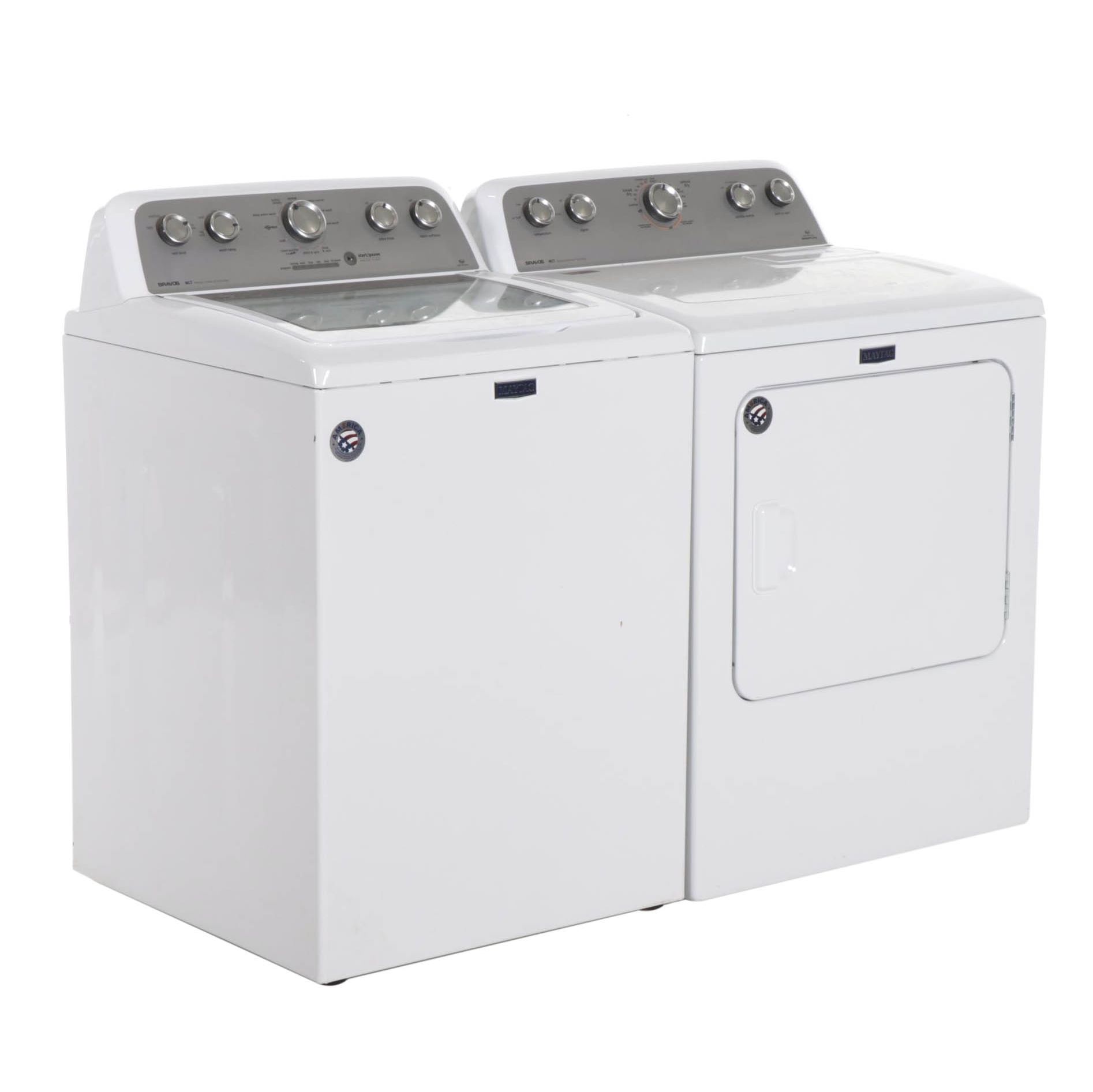 Maytag "Bravos" 4.3 Cu. Ft. Washer and 7.0 Cu. Ft. Dryer Set