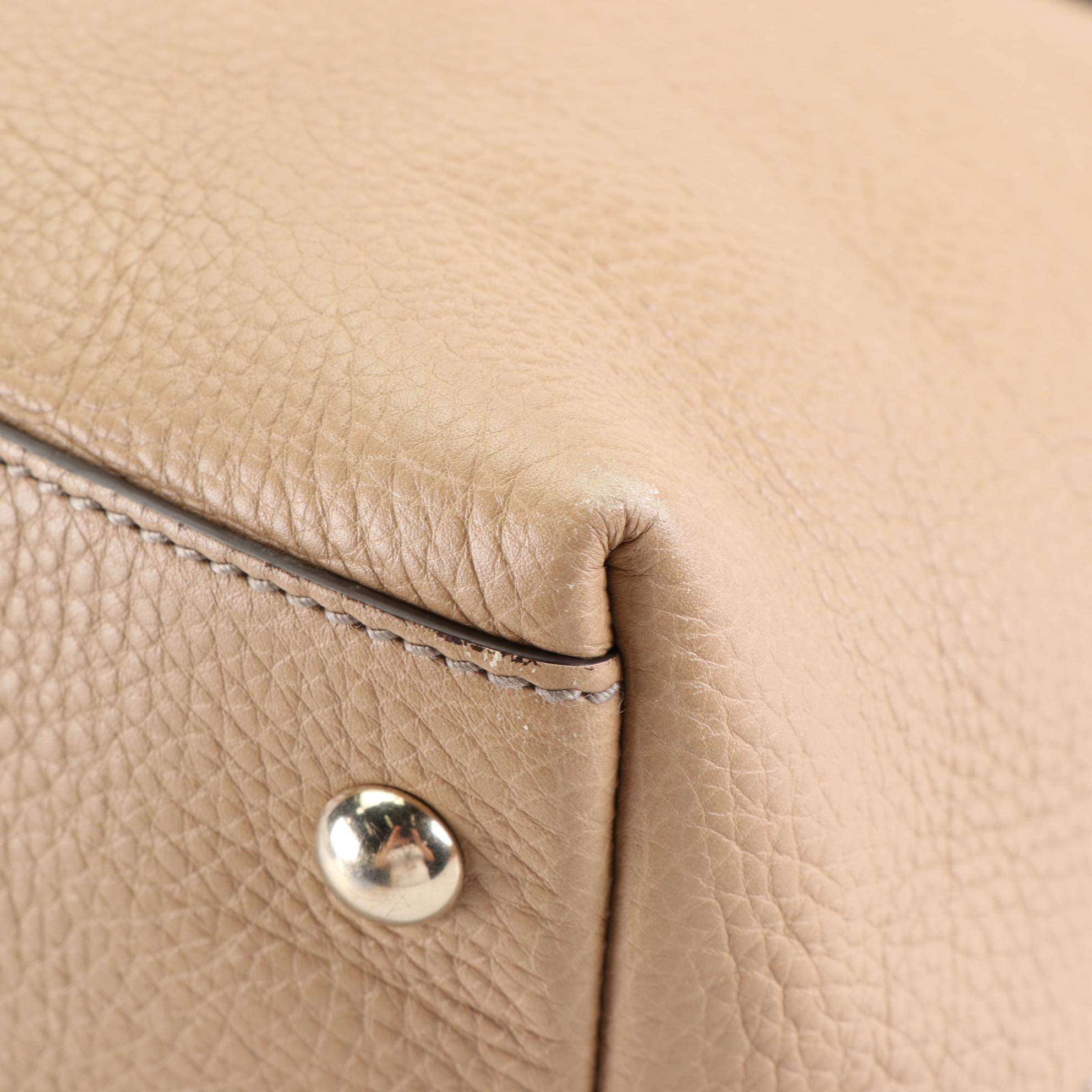 Gucci Soho Tote Bag in Grain Leather with Tassel