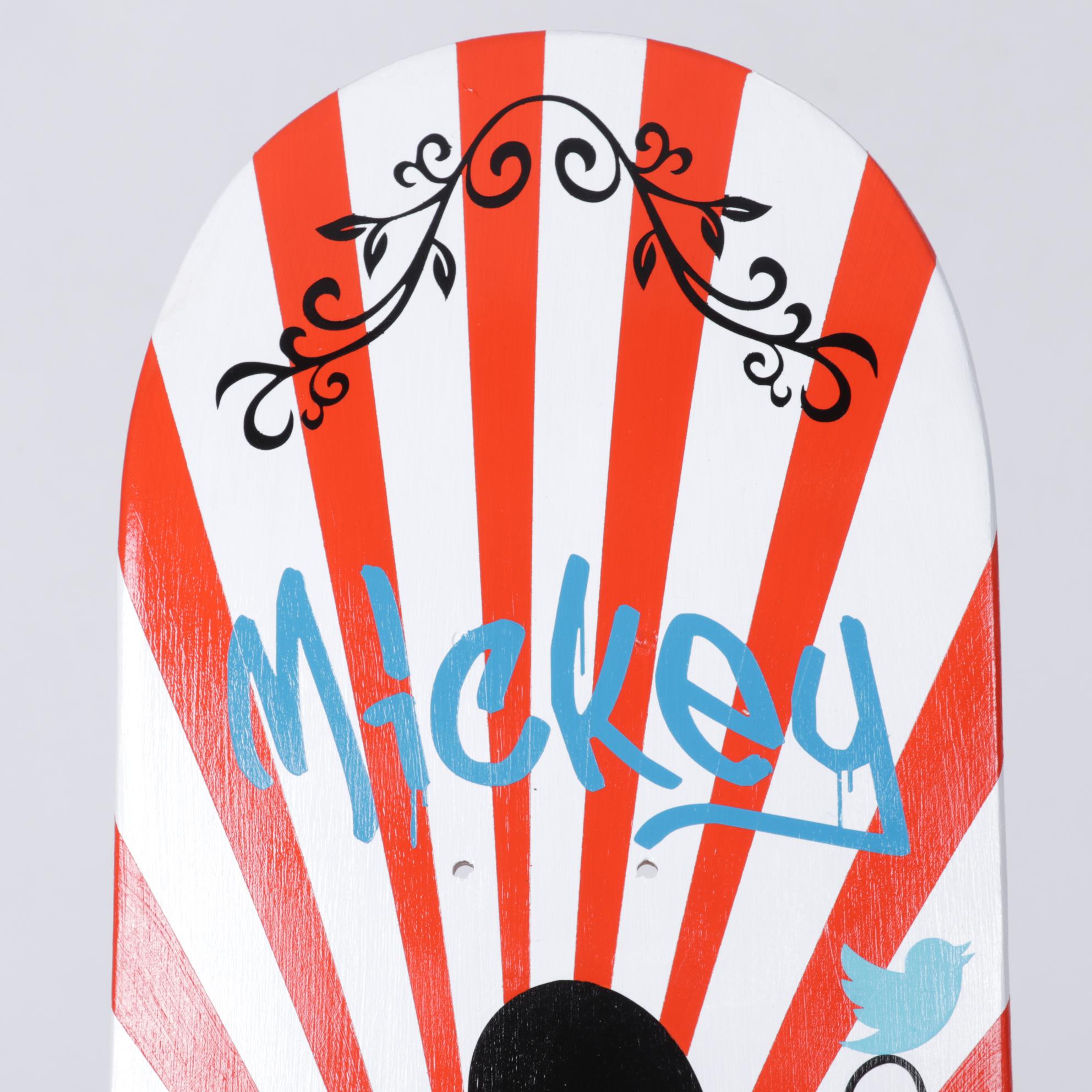 deSanto Acrylic Painting Skateboard Deck "Do What You Want," 2023