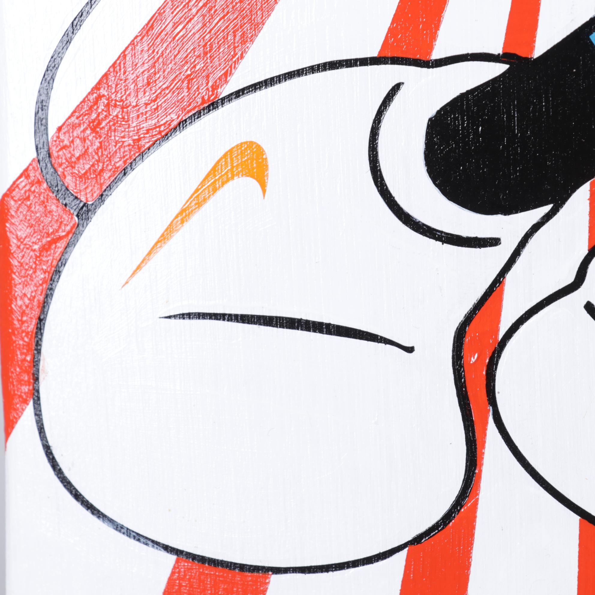 deSanto Acrylic Painting Skateboard Deck "Do What You Want," 2023