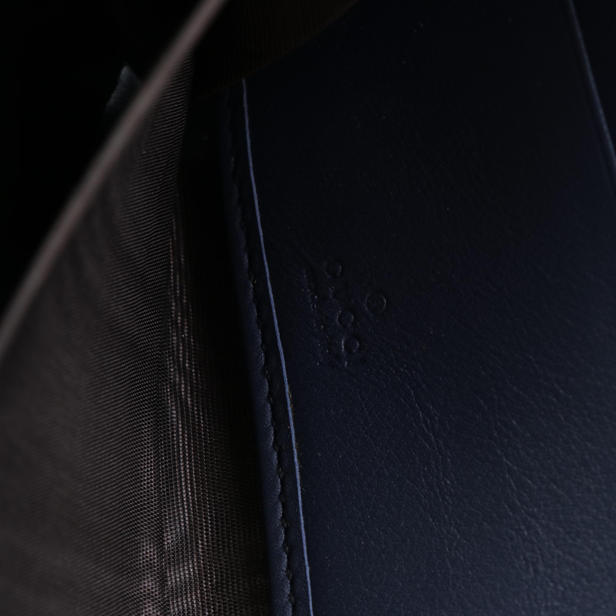 Gucci Soho Patent Leather Zip Wallet with Box