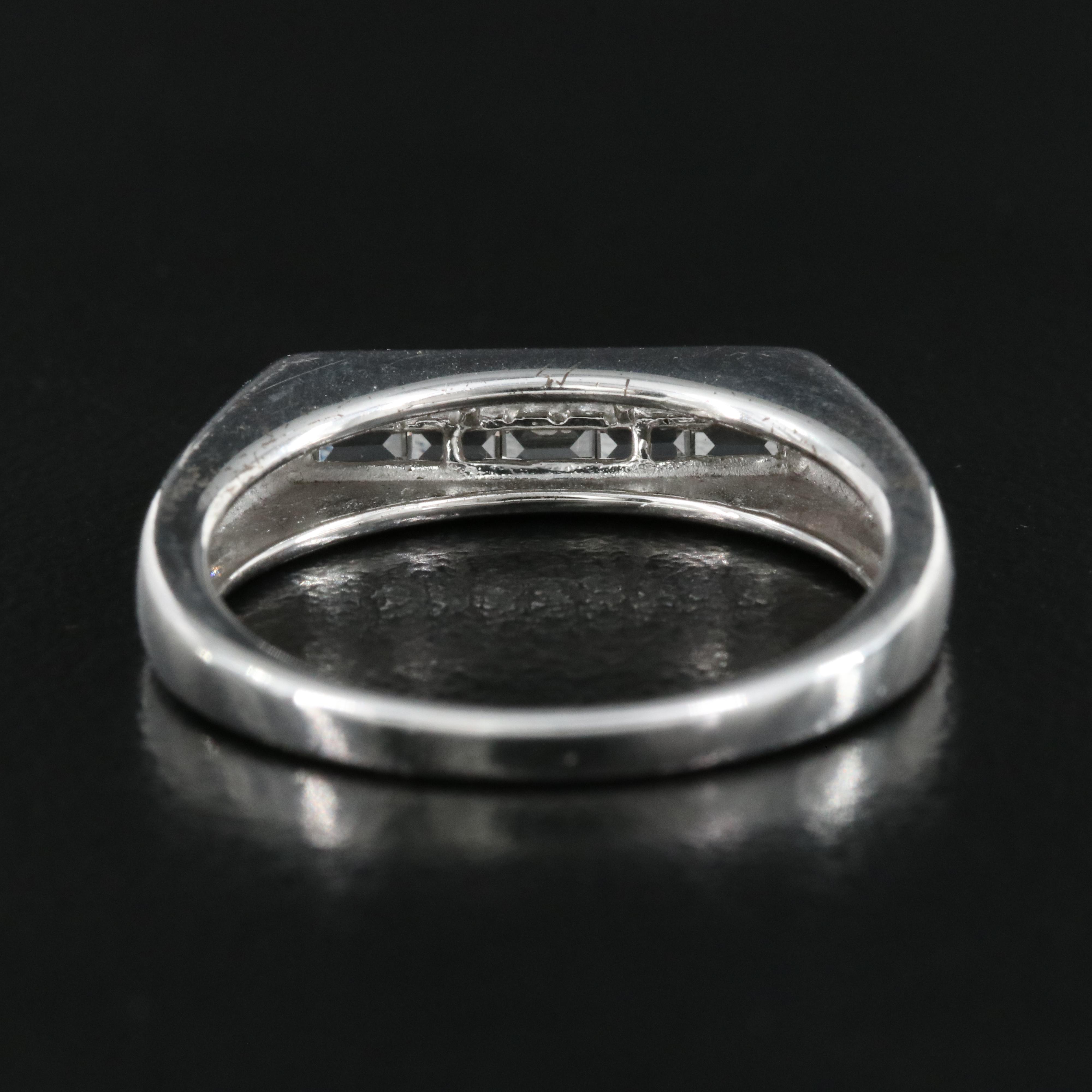 Sterling Sapphire Ring