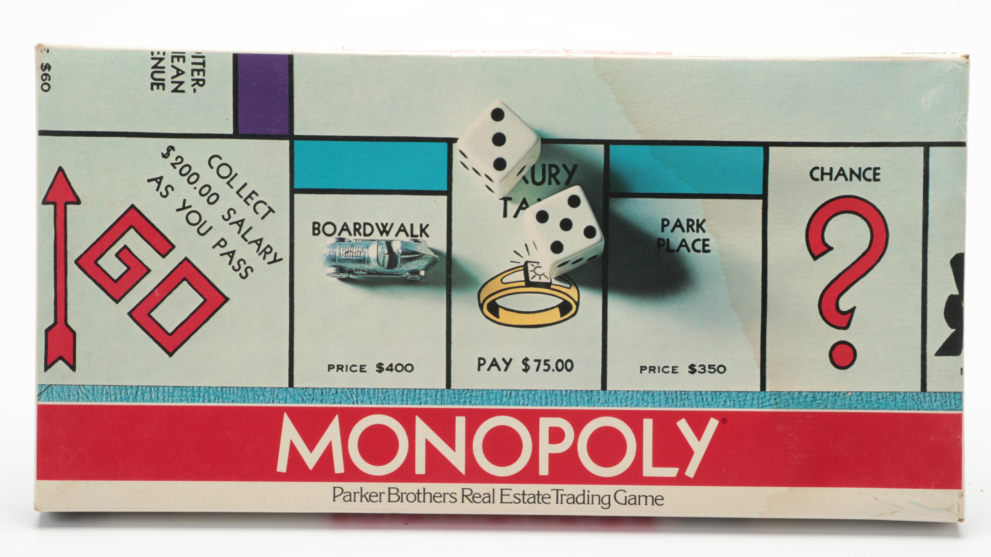 Monopoly, The Game Of Life, Risk, and More Board Games, Mid–Late 20th Century