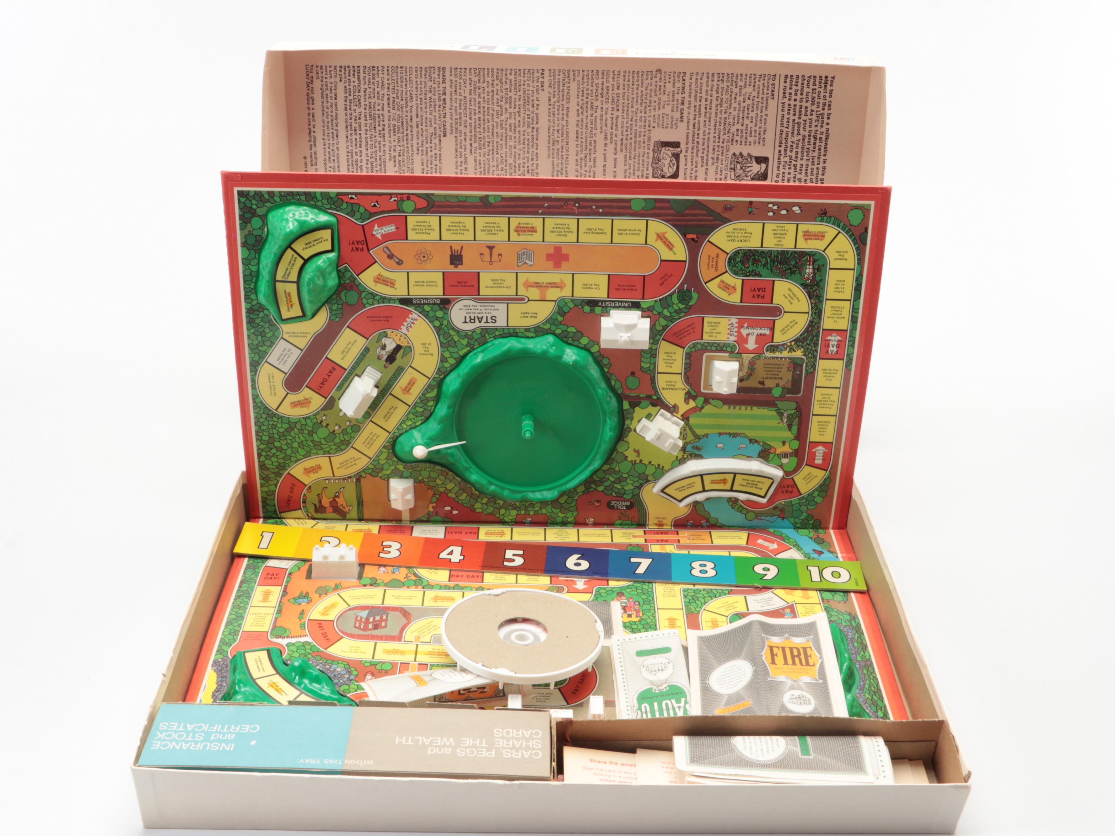 Monopoly, The Game Of Life, Risk, and More Board Games, Mid–Late 20th Century