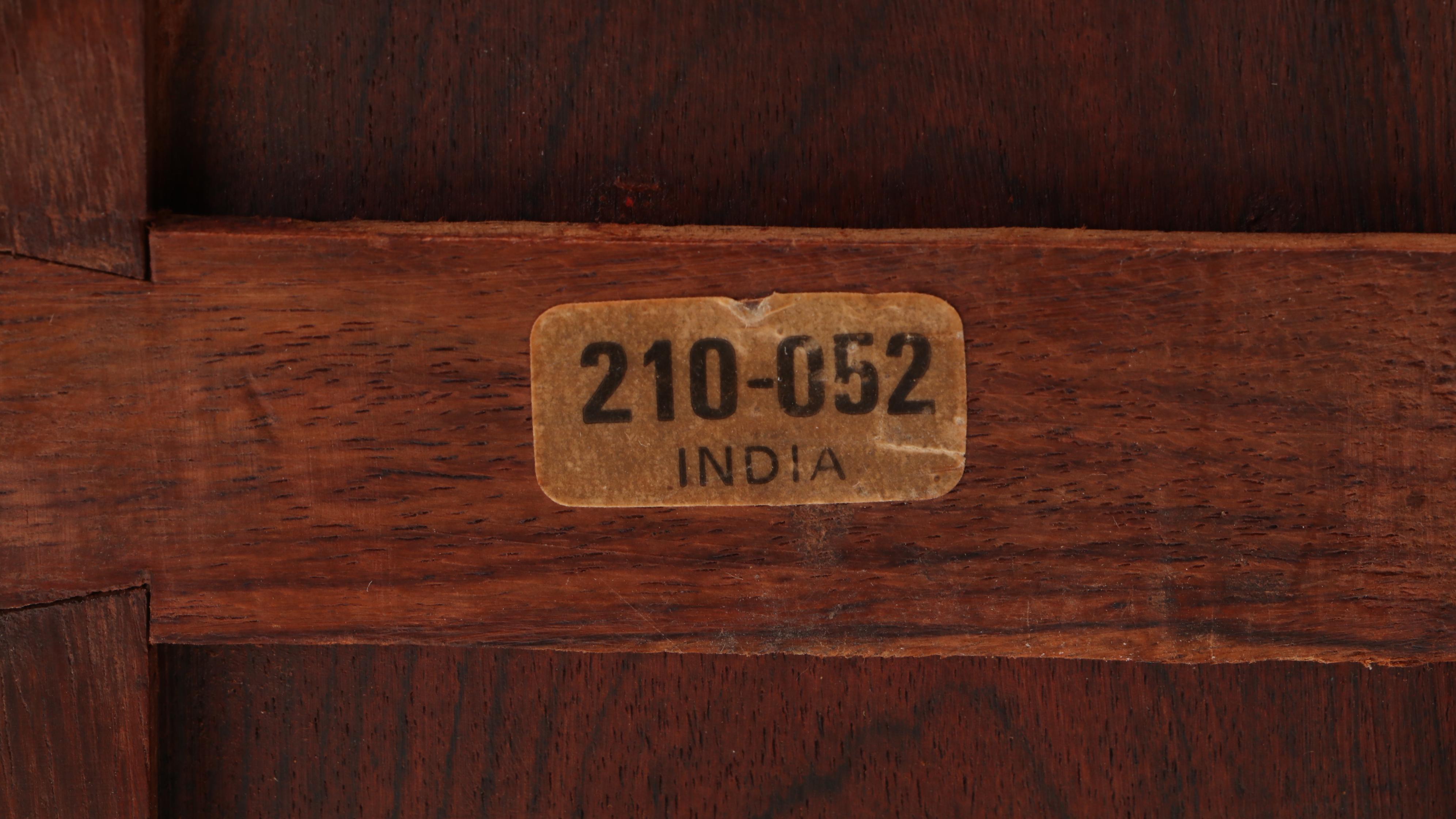 Hand-Carved Wooden Elephant Expanding Bookshelf, Wooden Decor and Basket