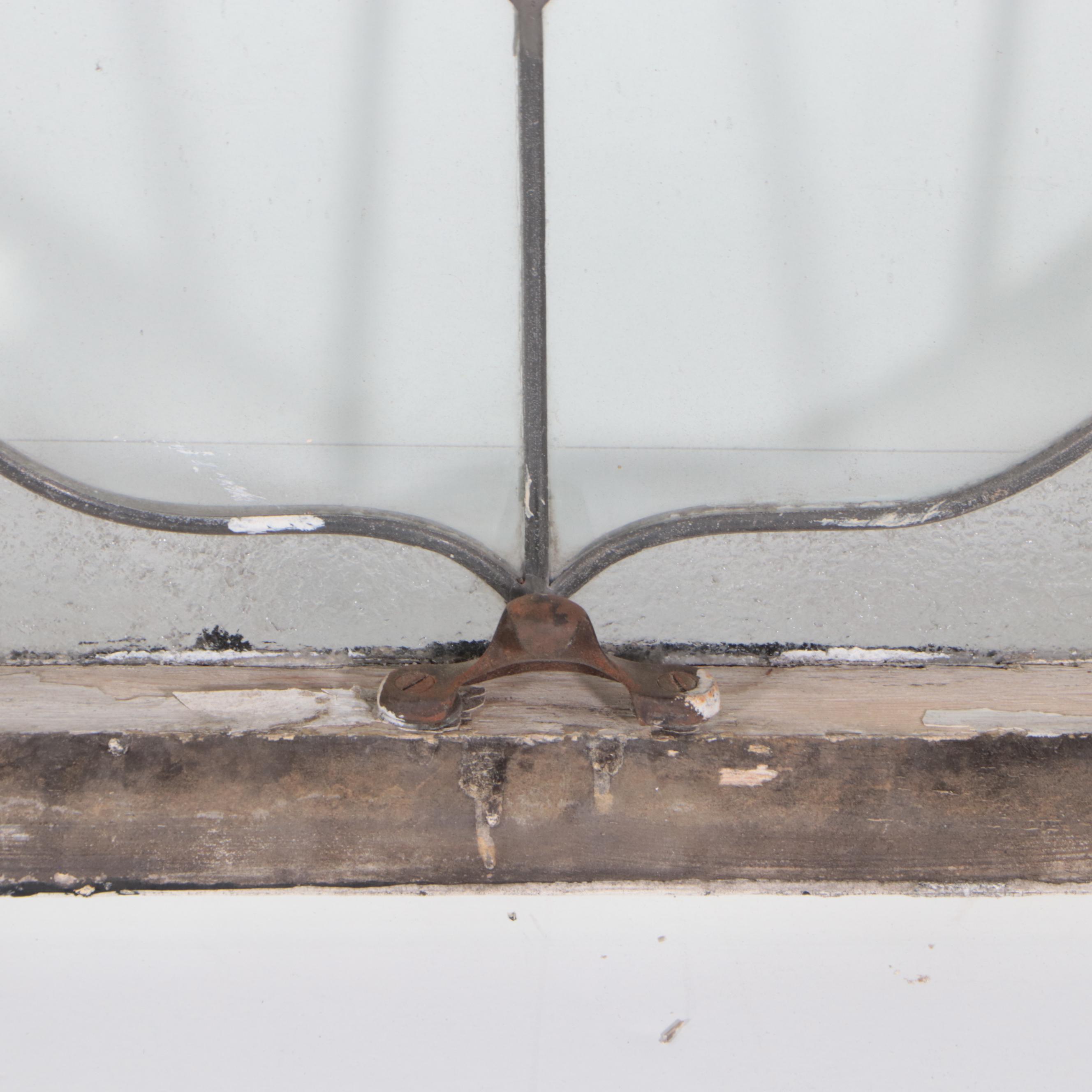 Two American Leaded Glass Window Panels, Late 19th/Earlly 20th Century