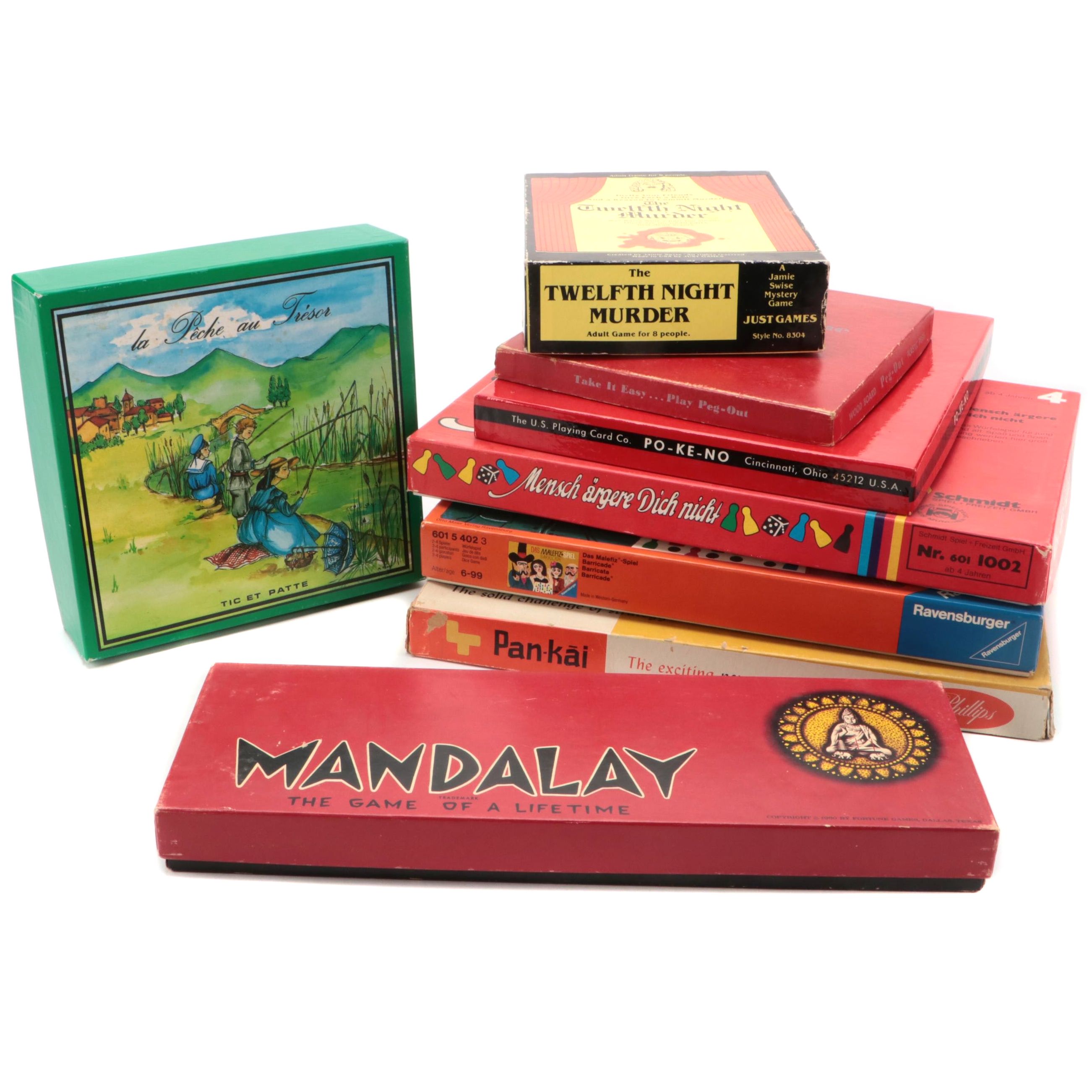 Pan-Kai, Po-Ke-No, Mandalay, and More Board Games, Mid–Late 20th Century