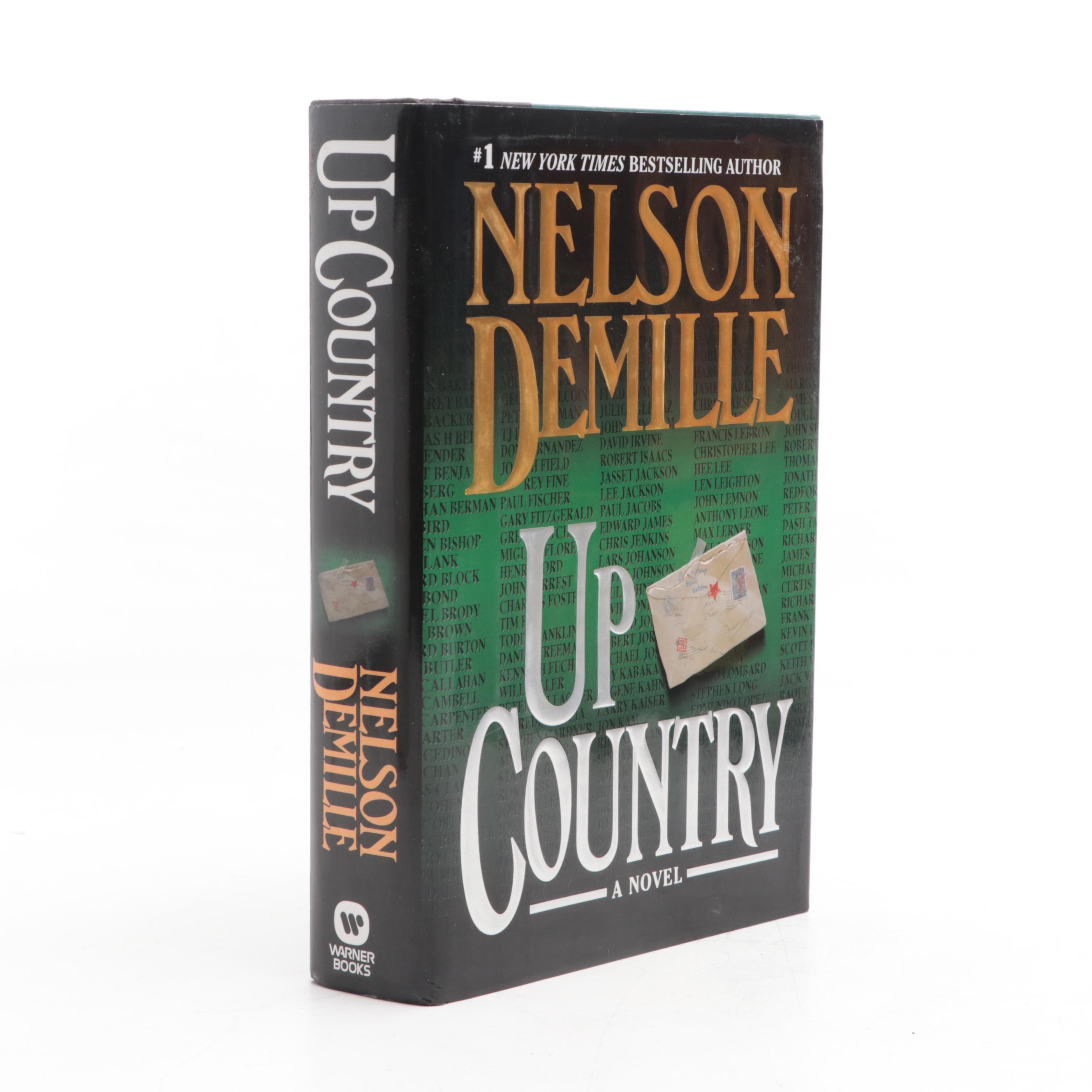 First Edition Mystery and Crime Books Including "Up Country" by Nelson DeMille