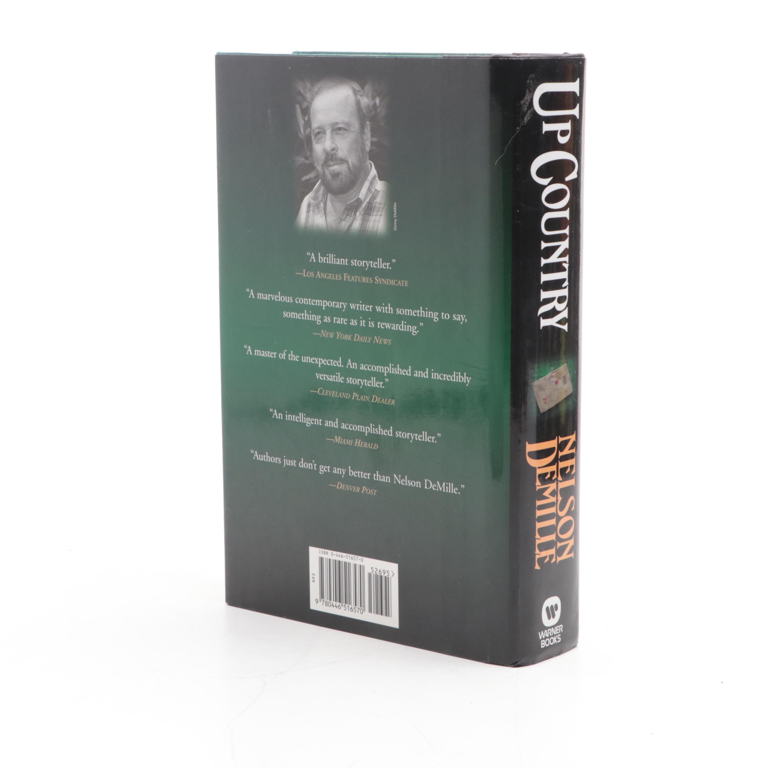 First Edition Mystery and Crime Books Including "Up Country" by Nelson DeMille