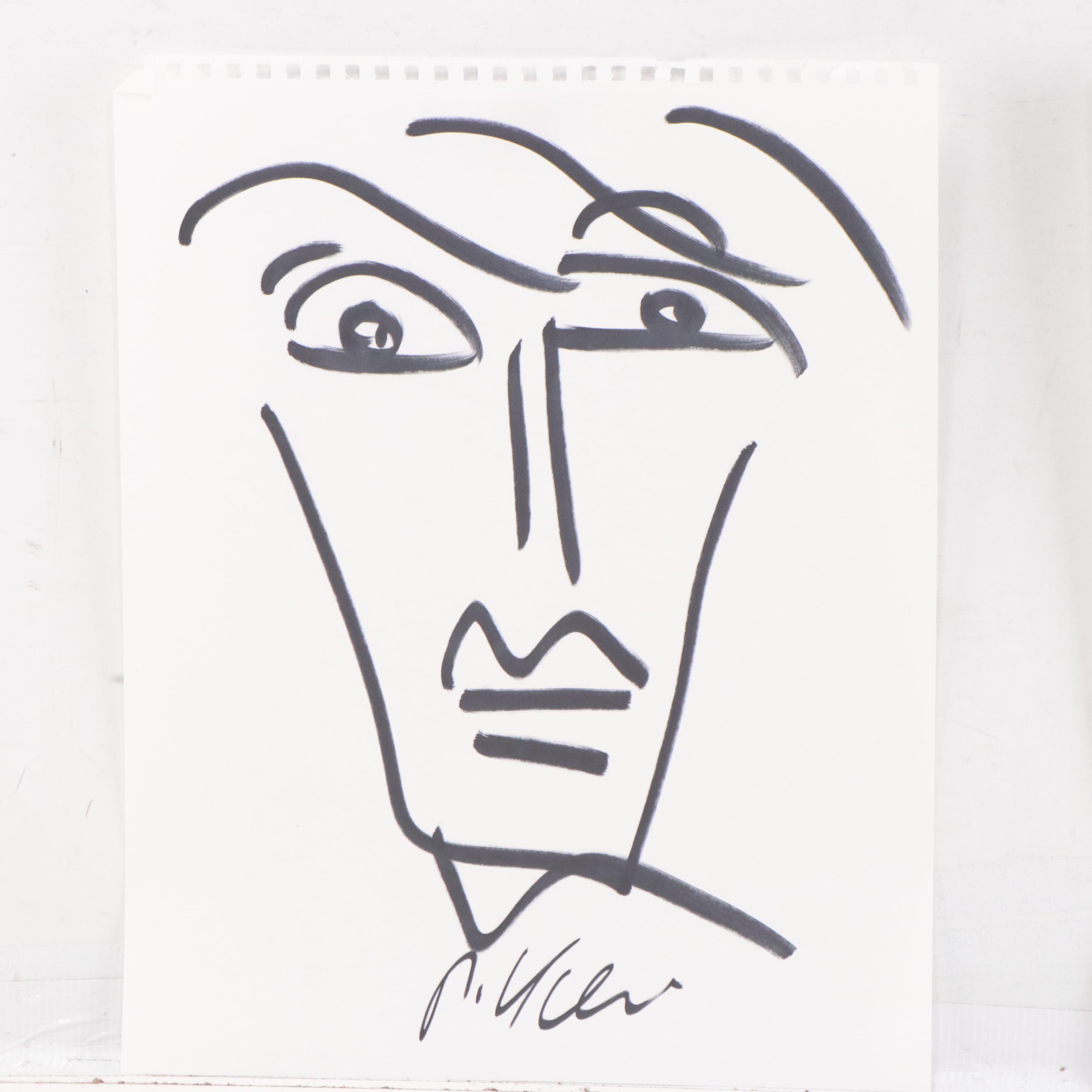 Peter Keil Ink Portraits