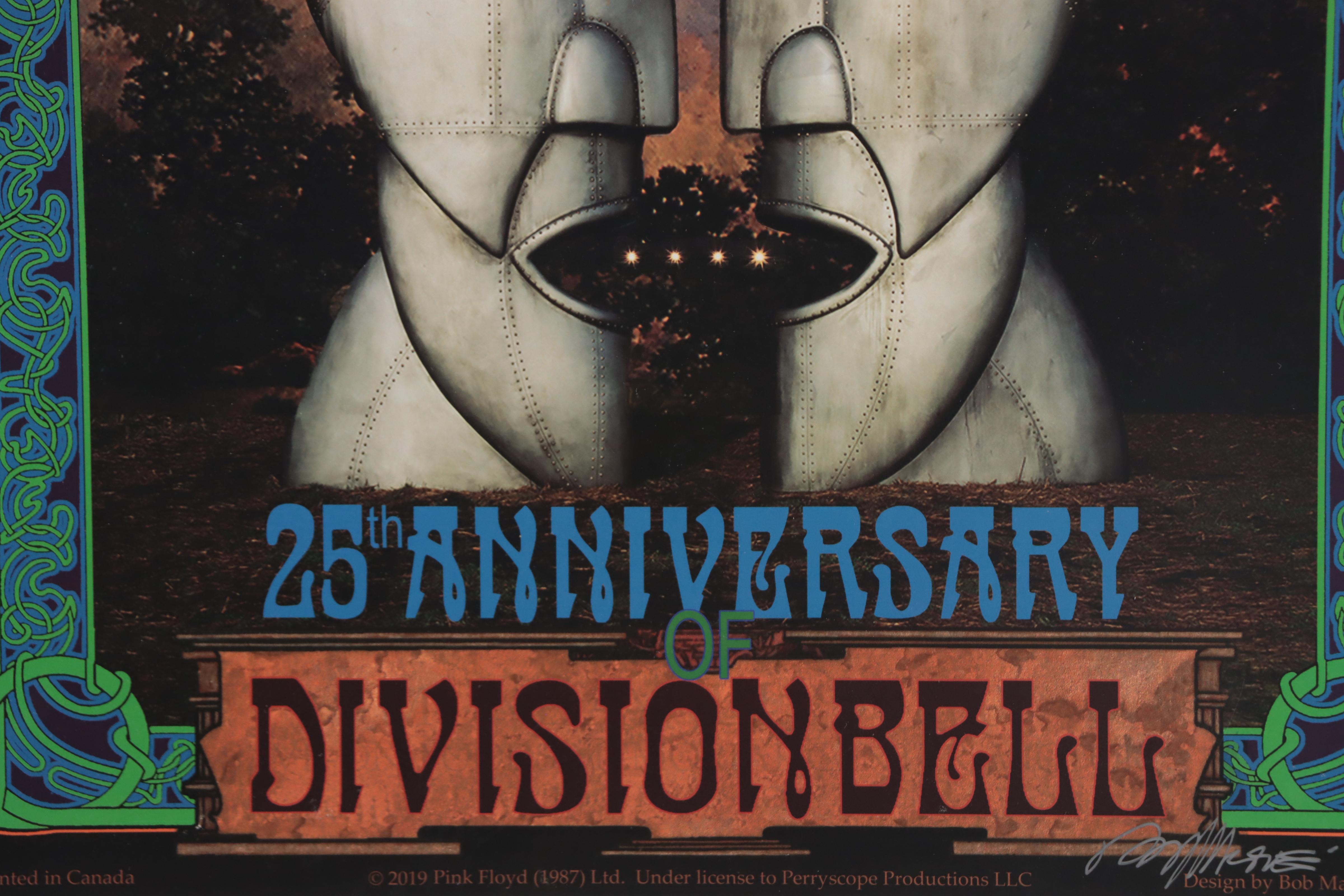 Bob Masse Offset Lithograph Fan Poster "Pink Floyd," 2019