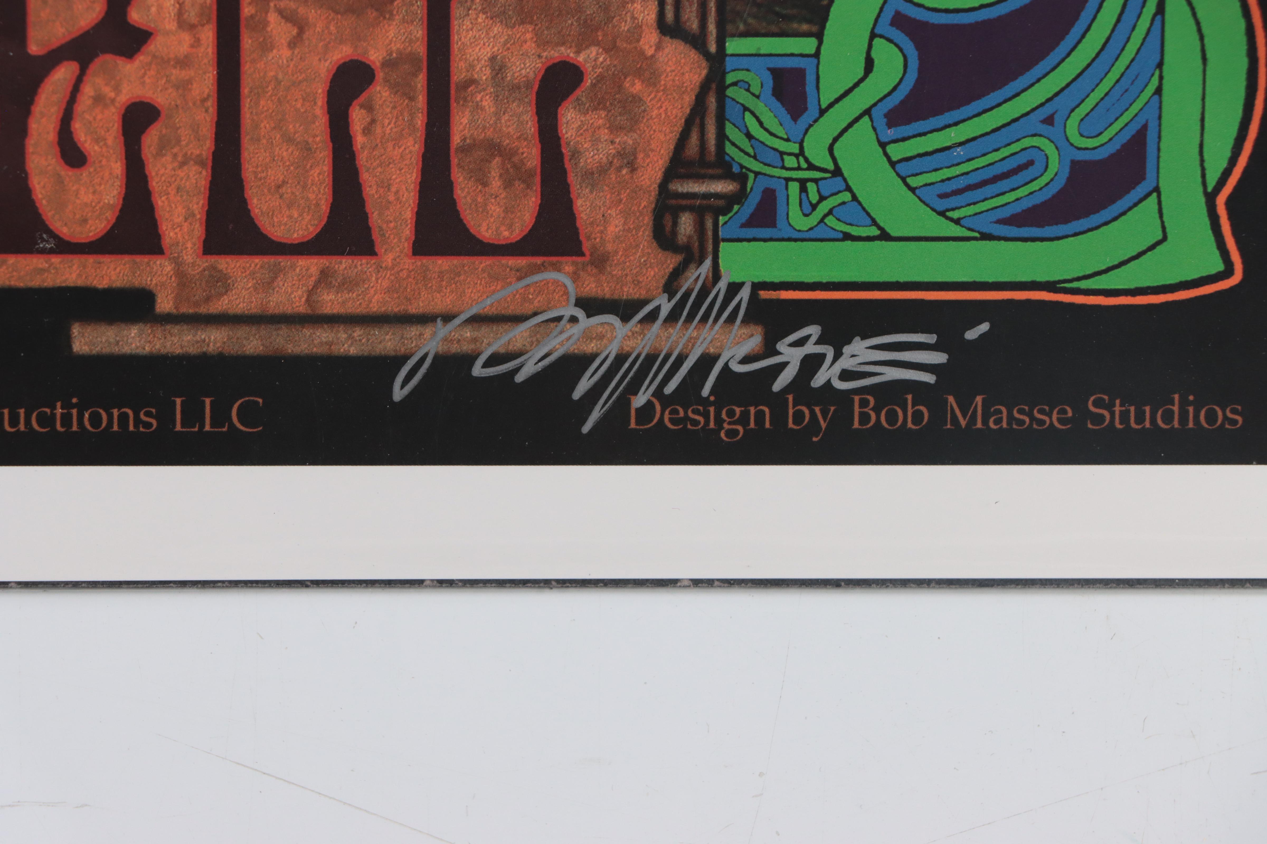 Bob Masse Offset Lithograph Fan Poster "Pink Floyd," 2019