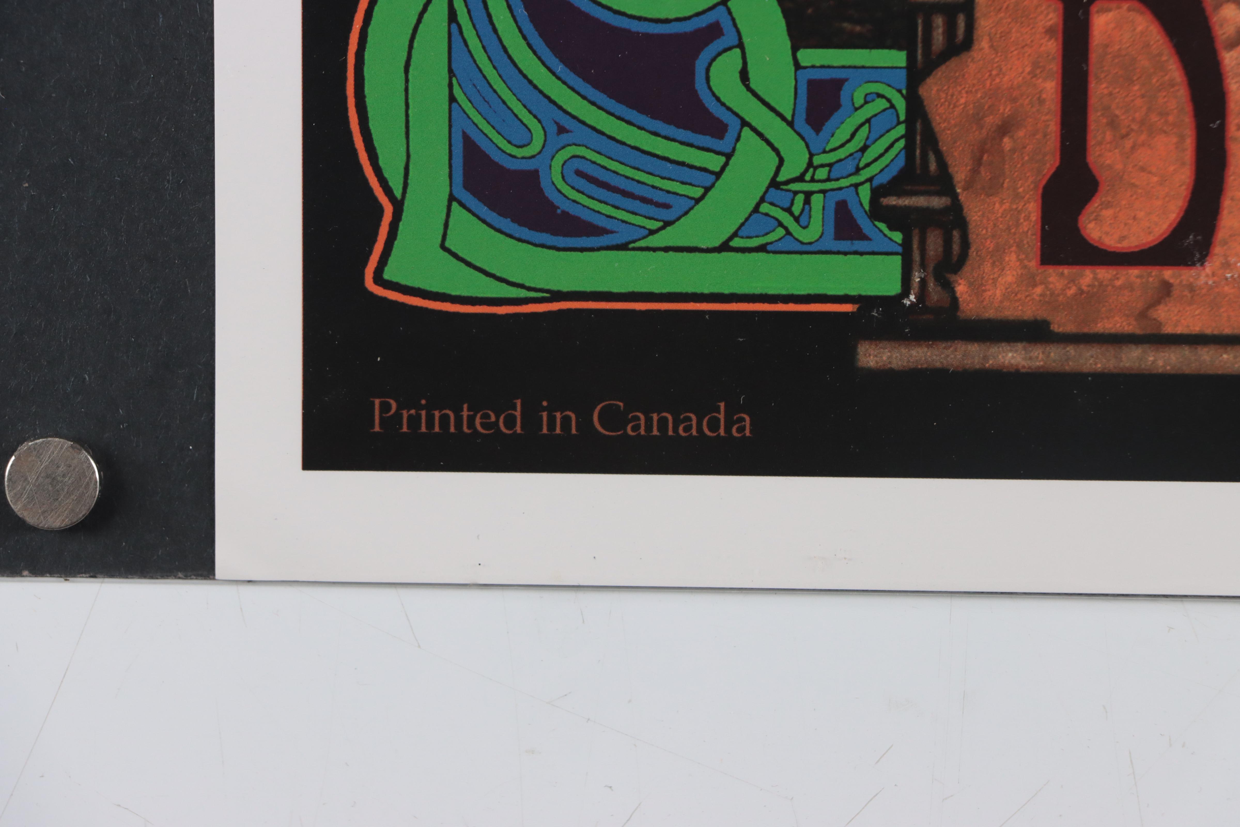 Bob Masse Offset Lithograph Fan Poster "Pink Floyd," 2019