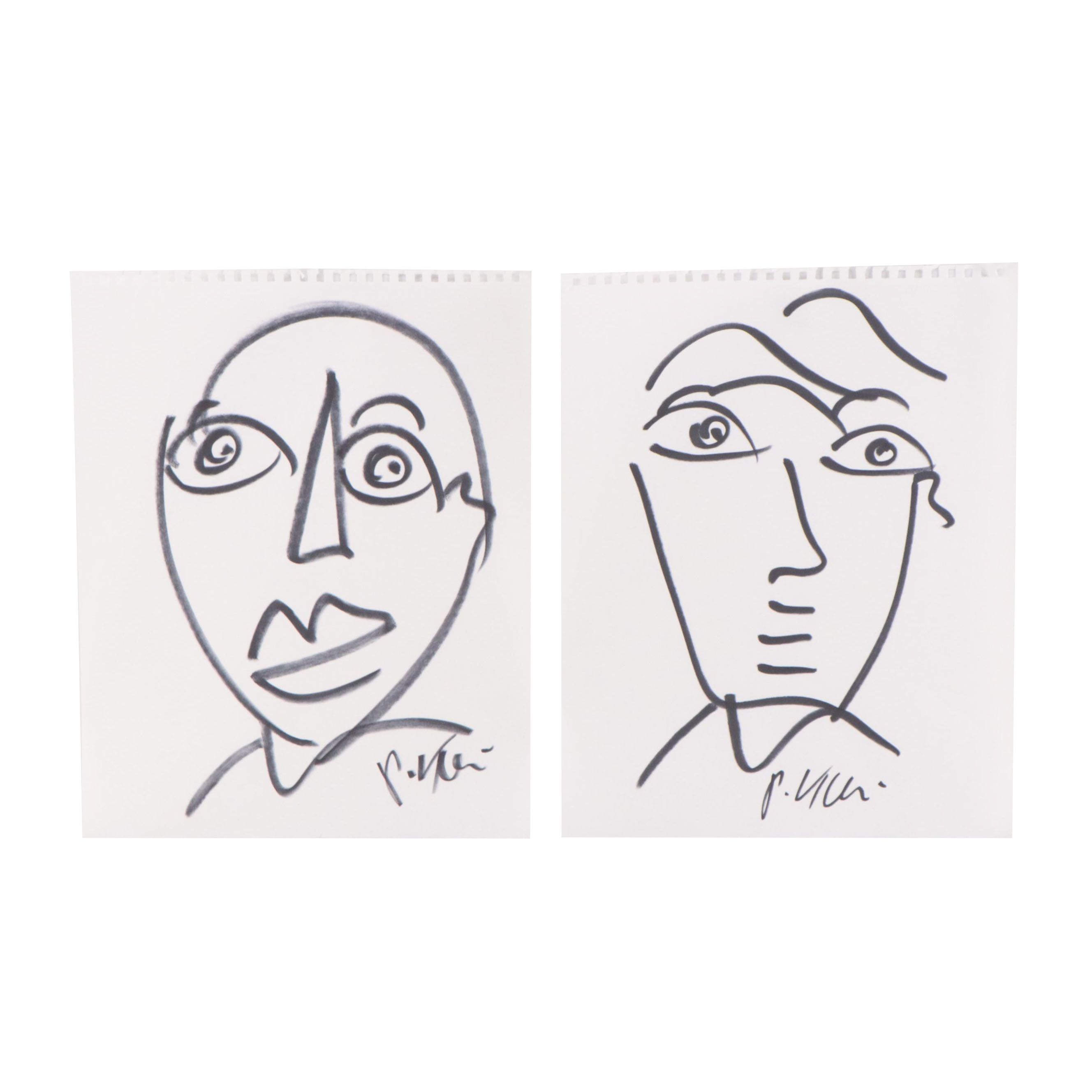 Peter Keil Ink Portraits