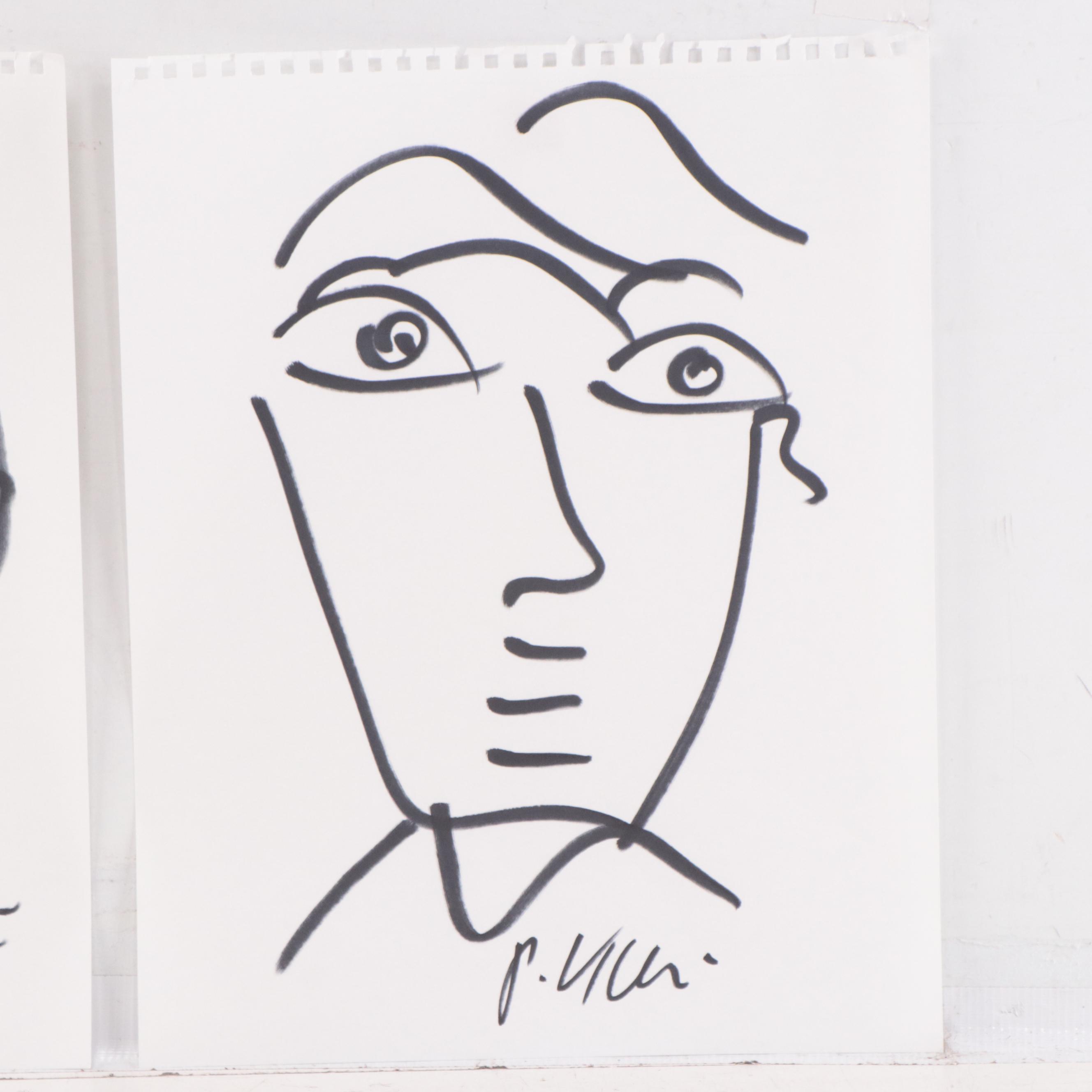 Peter Keil Ink Portraits