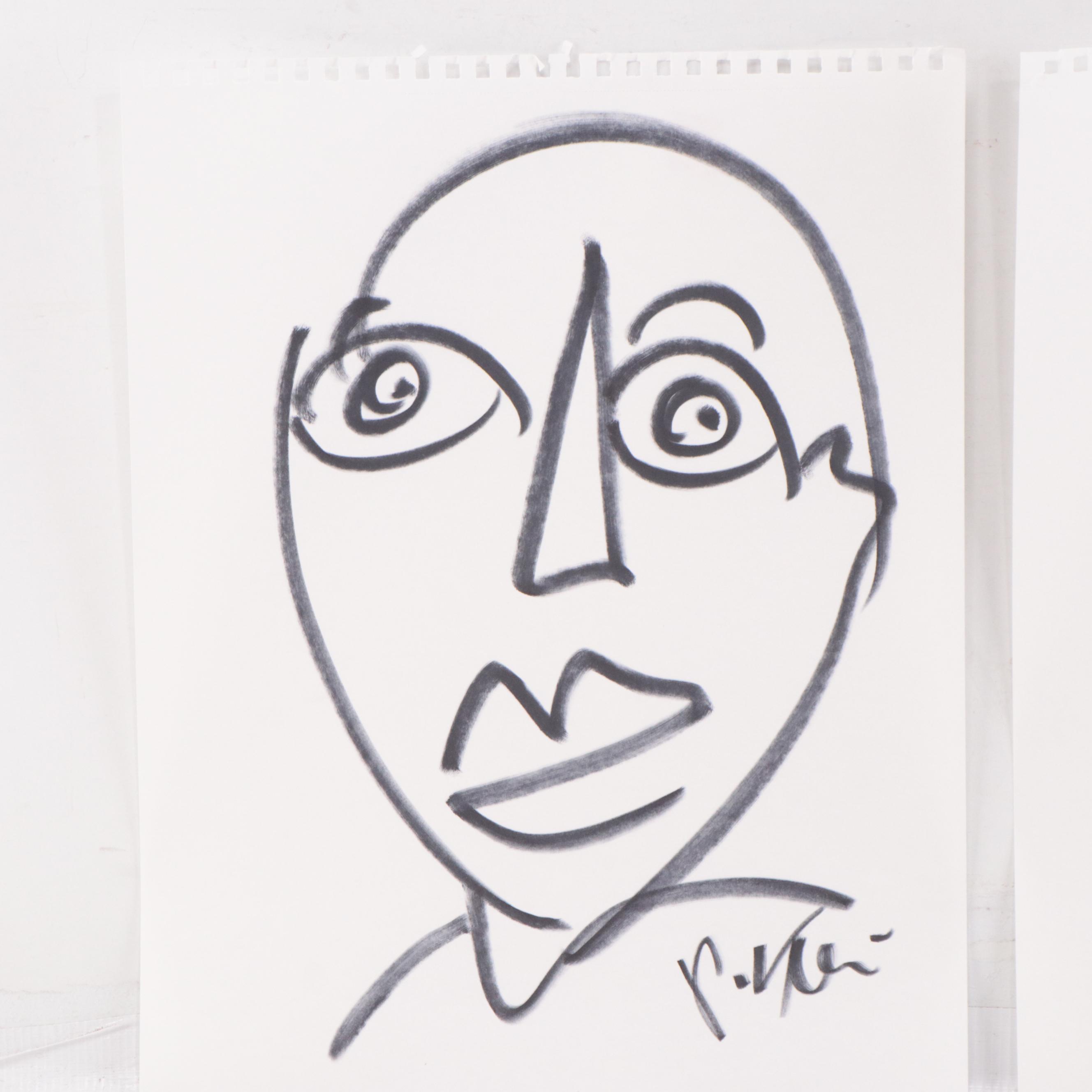 Peter Keil Ink Portraits